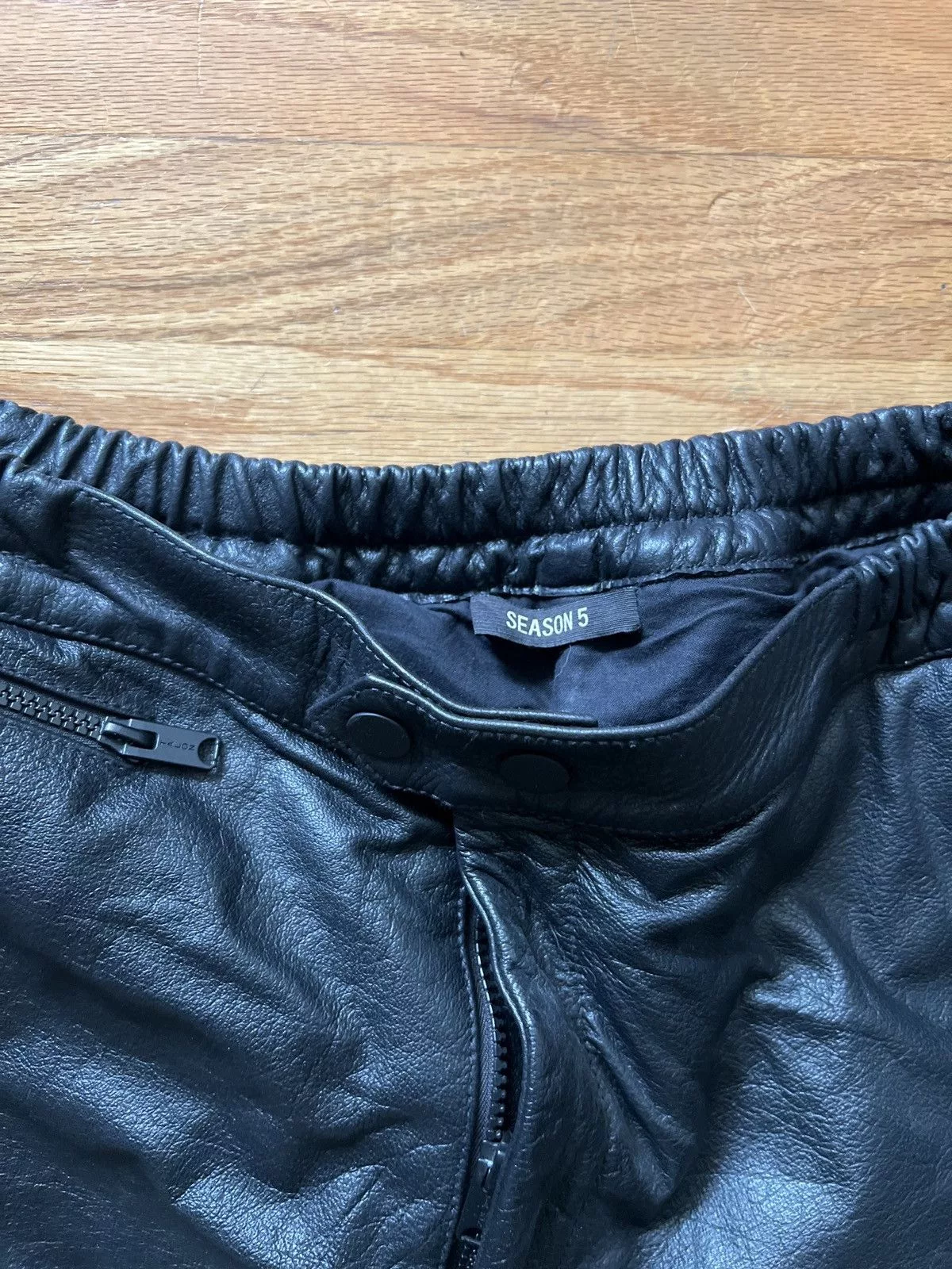 Yeezy Casual Pants UNRELEASED YEEZY SEASON 5 LEATHER BIKER PANTS Multi