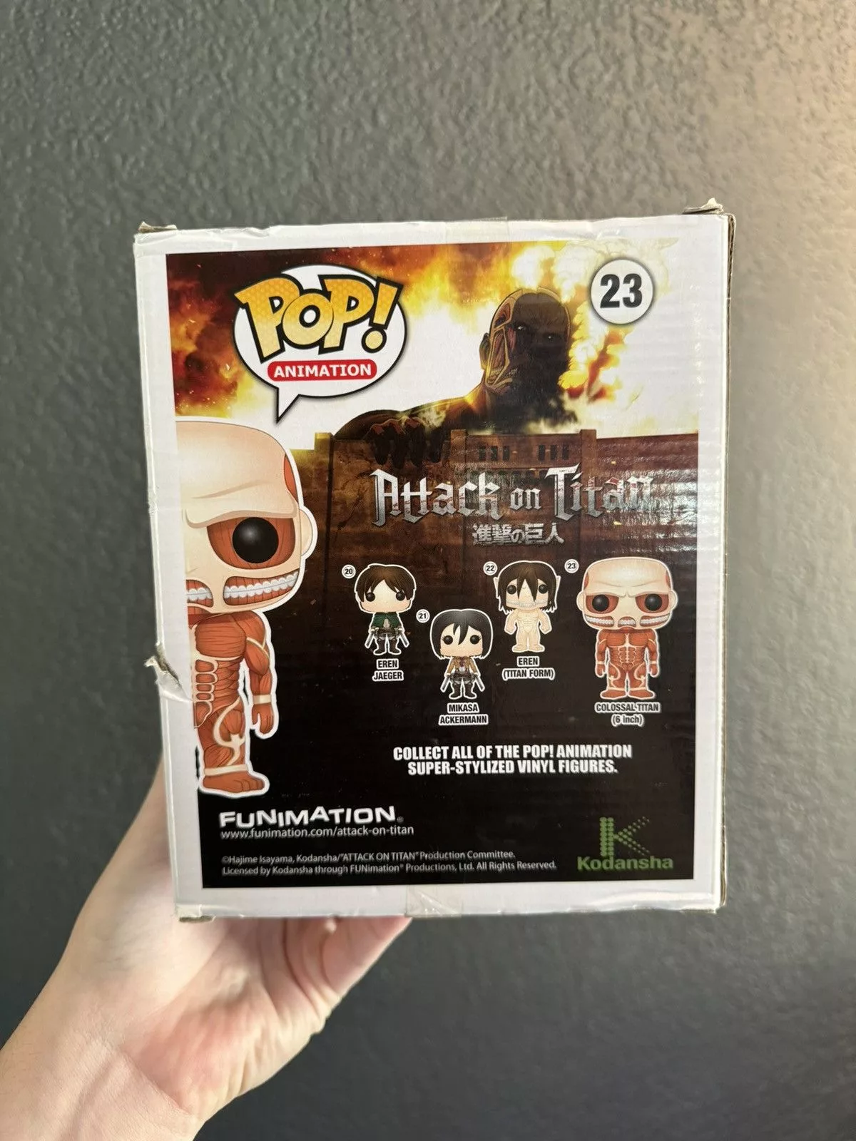 Vintage Miscellaneous Vintage *SEALED* Authentic Attack on Titan Colossal Titan Funko Pop Multi Streetwear