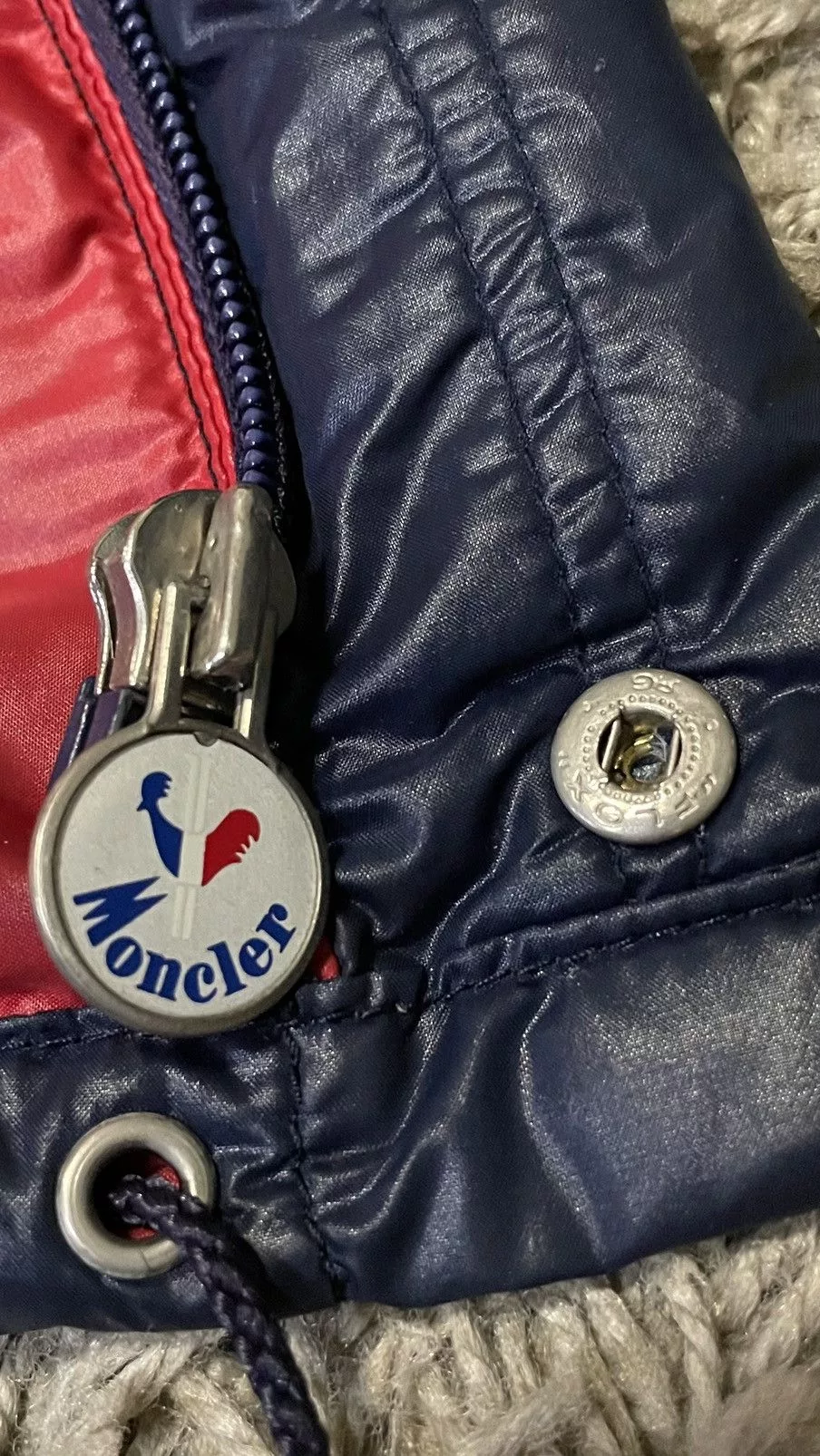 Designer Bombers Designer MONCLER DOWN JACKET Blue