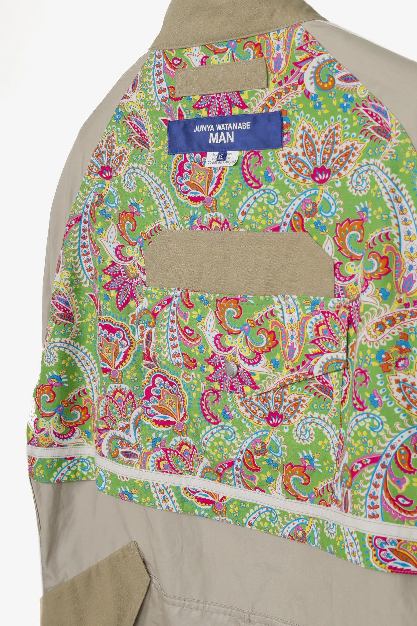Junya Watanabe Light Jackets Junya Watanabe Man CDG Reversible Blouson Jacket WI-J018-051 Multi