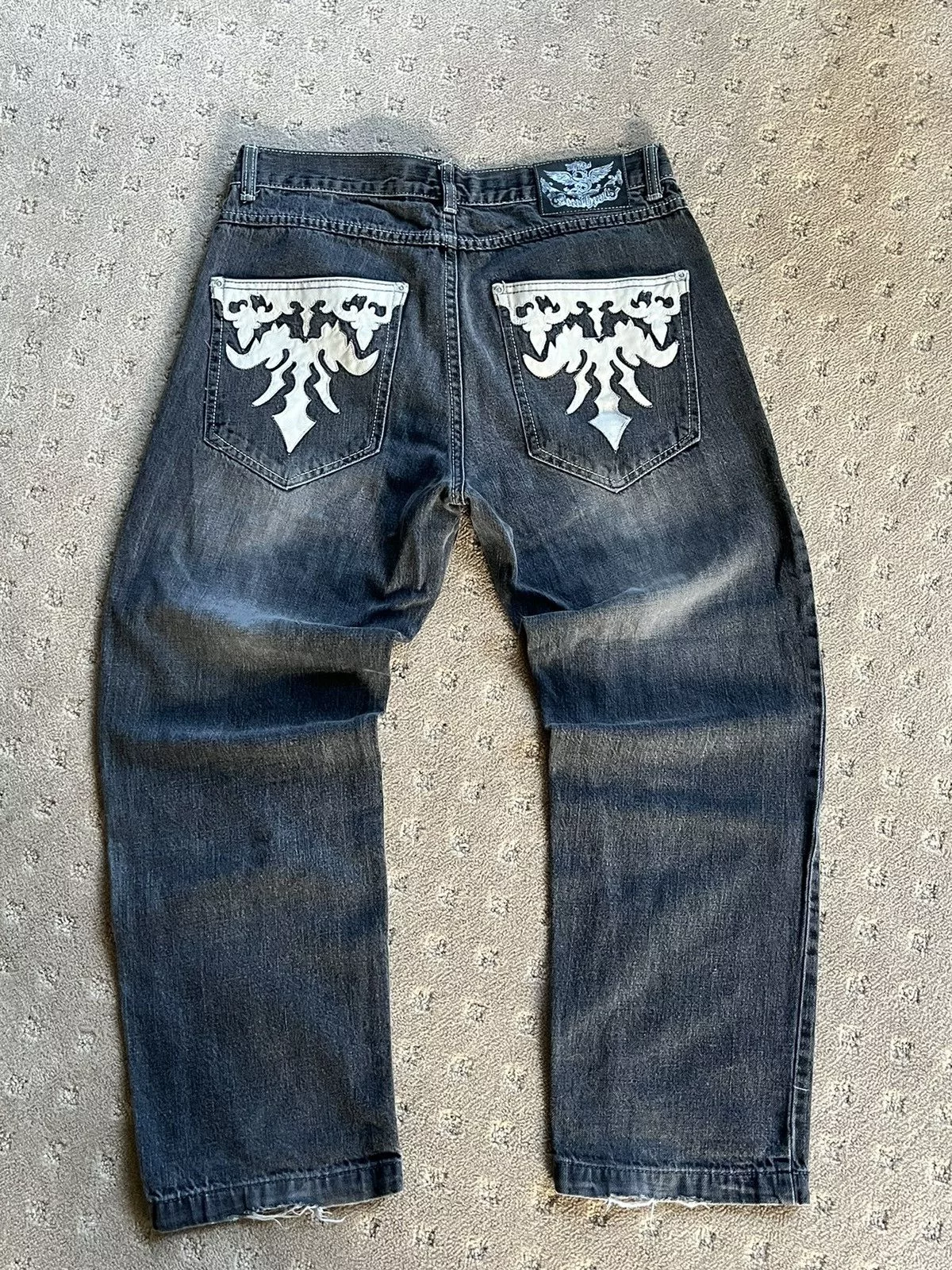 Southpole Denim Southpole × Vintage Vintage Baggy Y2K Southpole jeans Black Streetwear