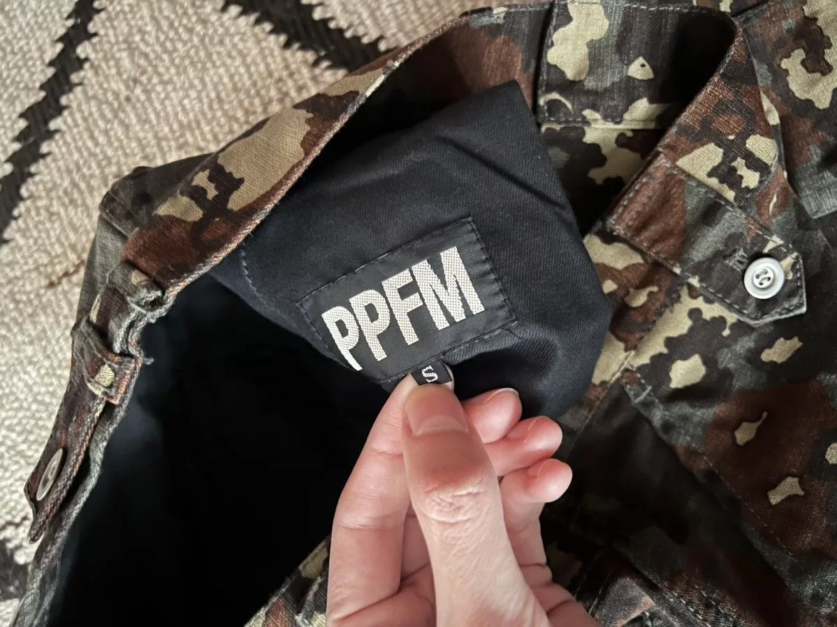 PPFM Casual Pants PPFM multi pocket camo pants