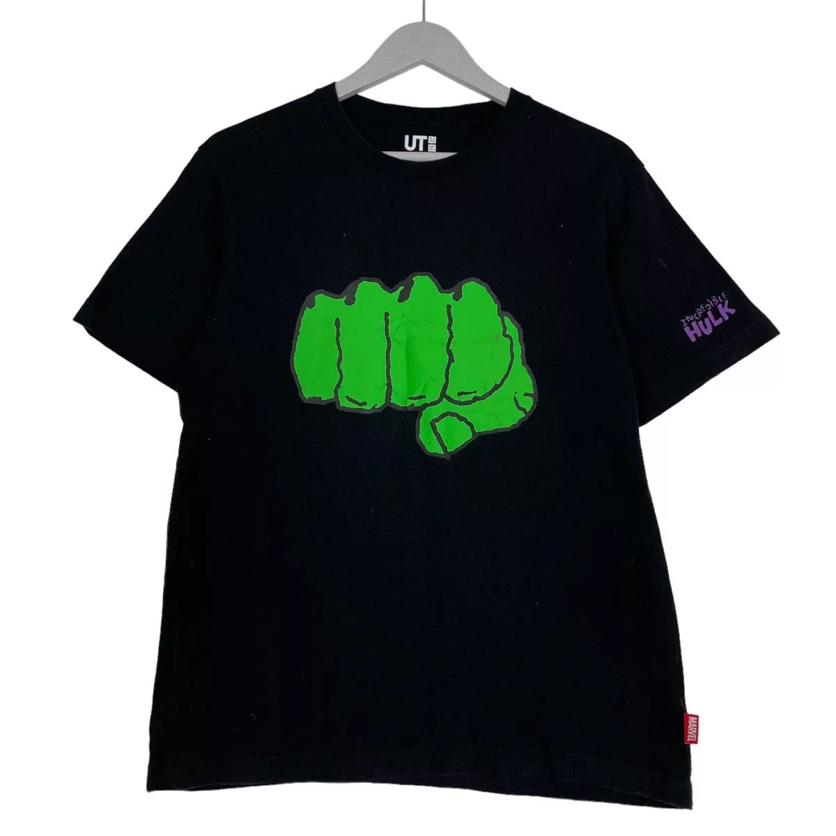 DC Comics Short Sleeve T Shirts DC Comics 💥INCREDIBLE HULK MARVEL CREWNECK TSHIRT Black Vintage