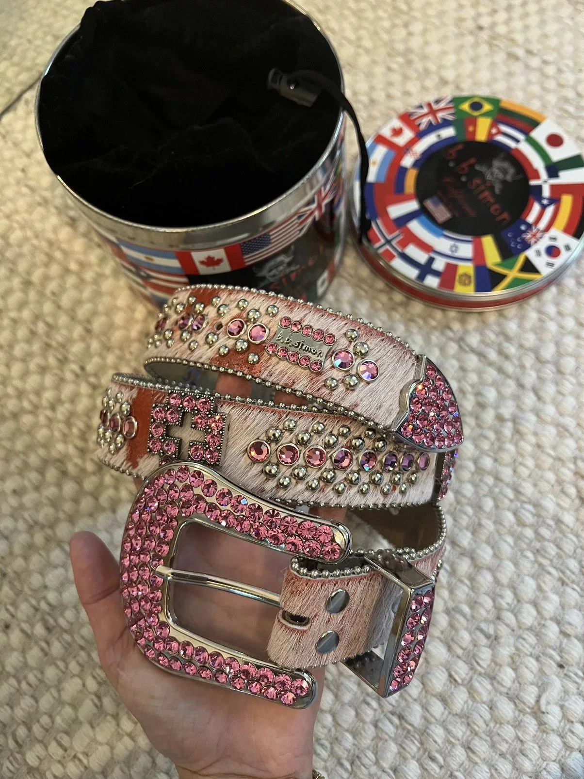 B.B. Simon Belts B.B. Simon Bb simon belt Pink