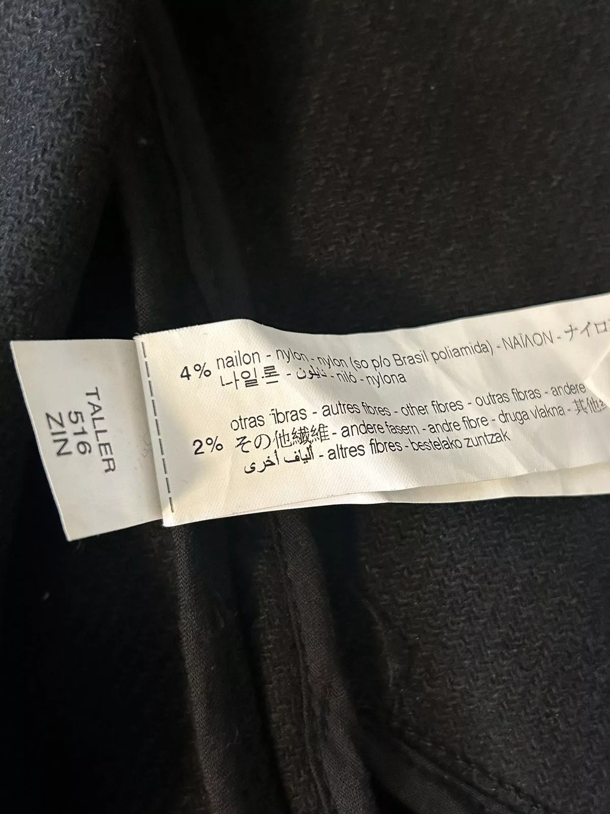 Zara Coats zara wool blend coat Black
