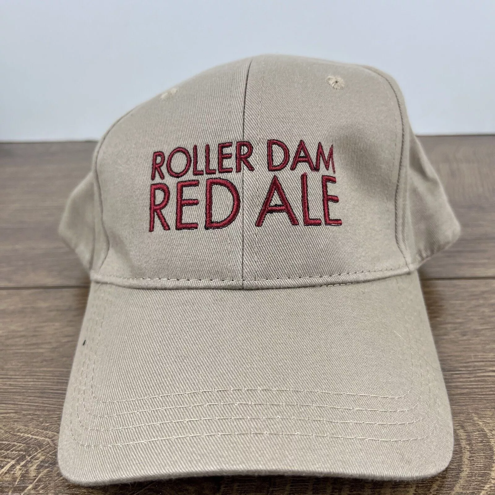Other Hats Other Roller Dam Red Ale Hat Tan Brown Hat Adjustable Adult Roller