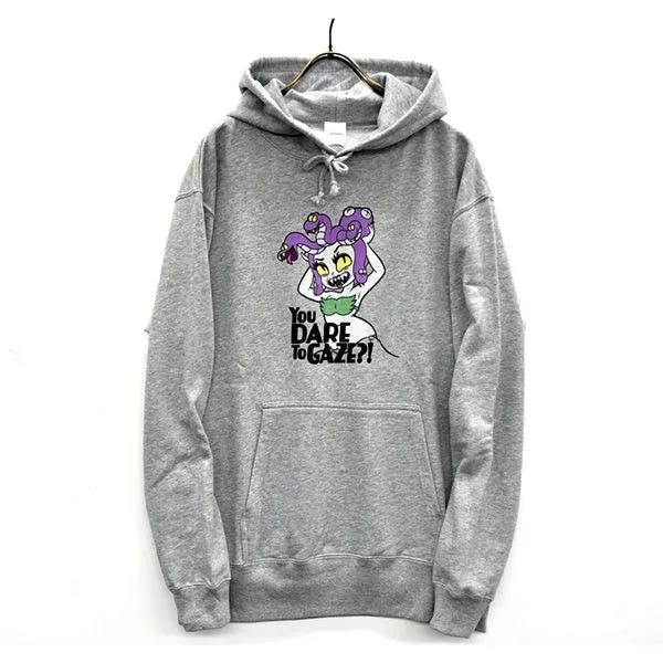 Anime Sweatshirts Hoodies Anime × Nintendo × Vintage rare! Japan limited! CUPHEAD hoodie T-shirt TEE Gray
