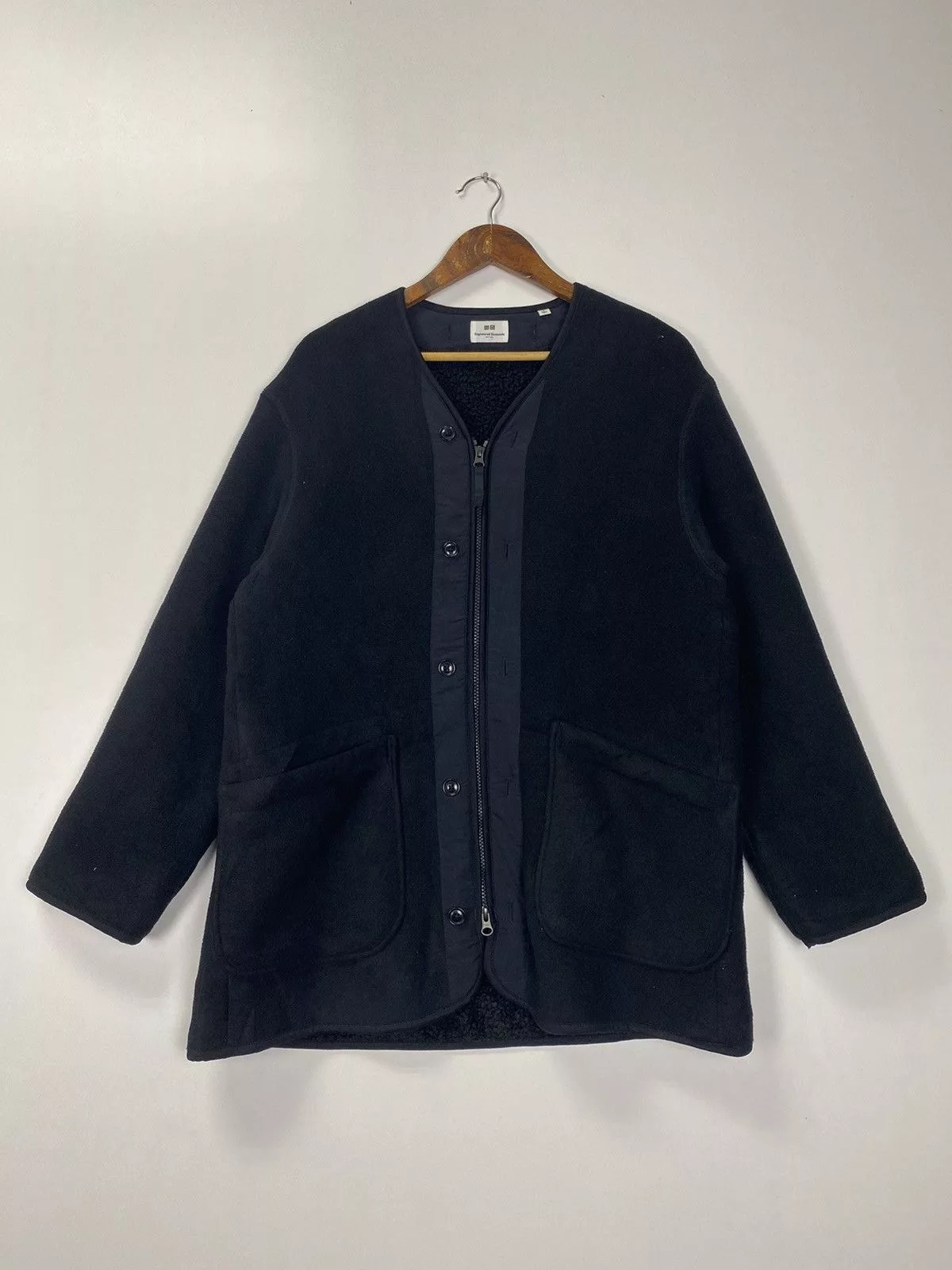 Engineered Garments Light Jackets Engineered Garments × Uniqlo Uniqlo Engineered Garments Zipper Jacket Black