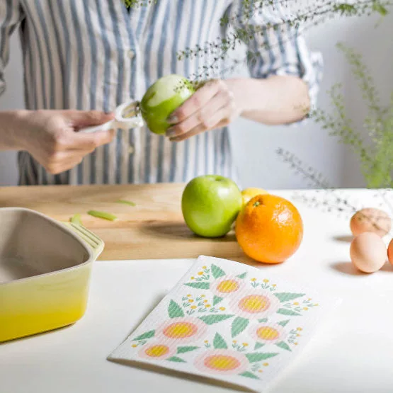 Rosa Swedish Dishtowel