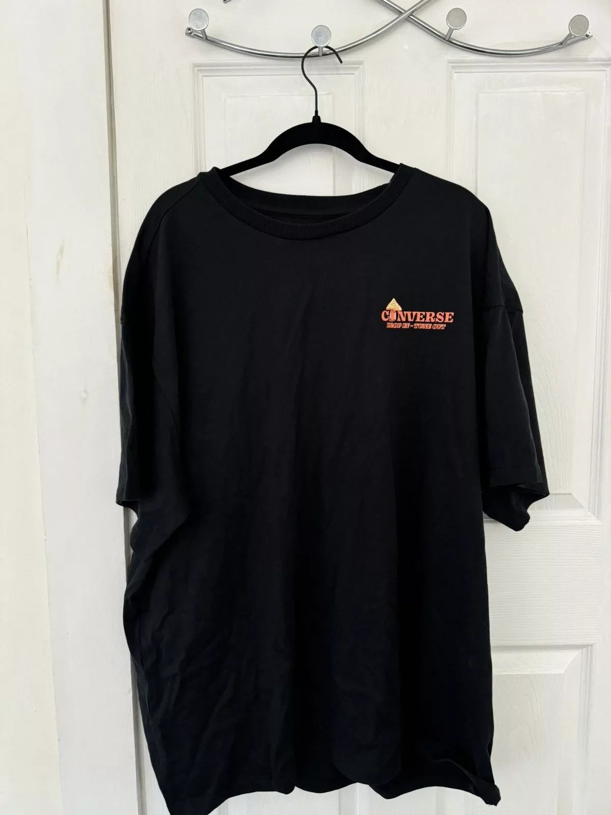 Converse Short Sleeve T Shirts Converse × Vintage Converse Drop In Tee Black