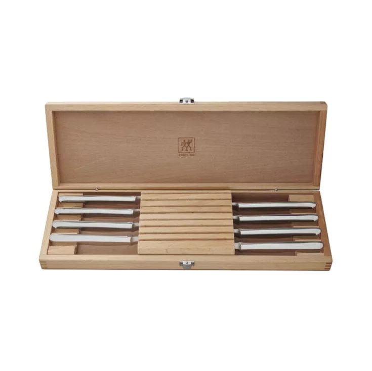 8pc Serrated Steak Set w/Case SS