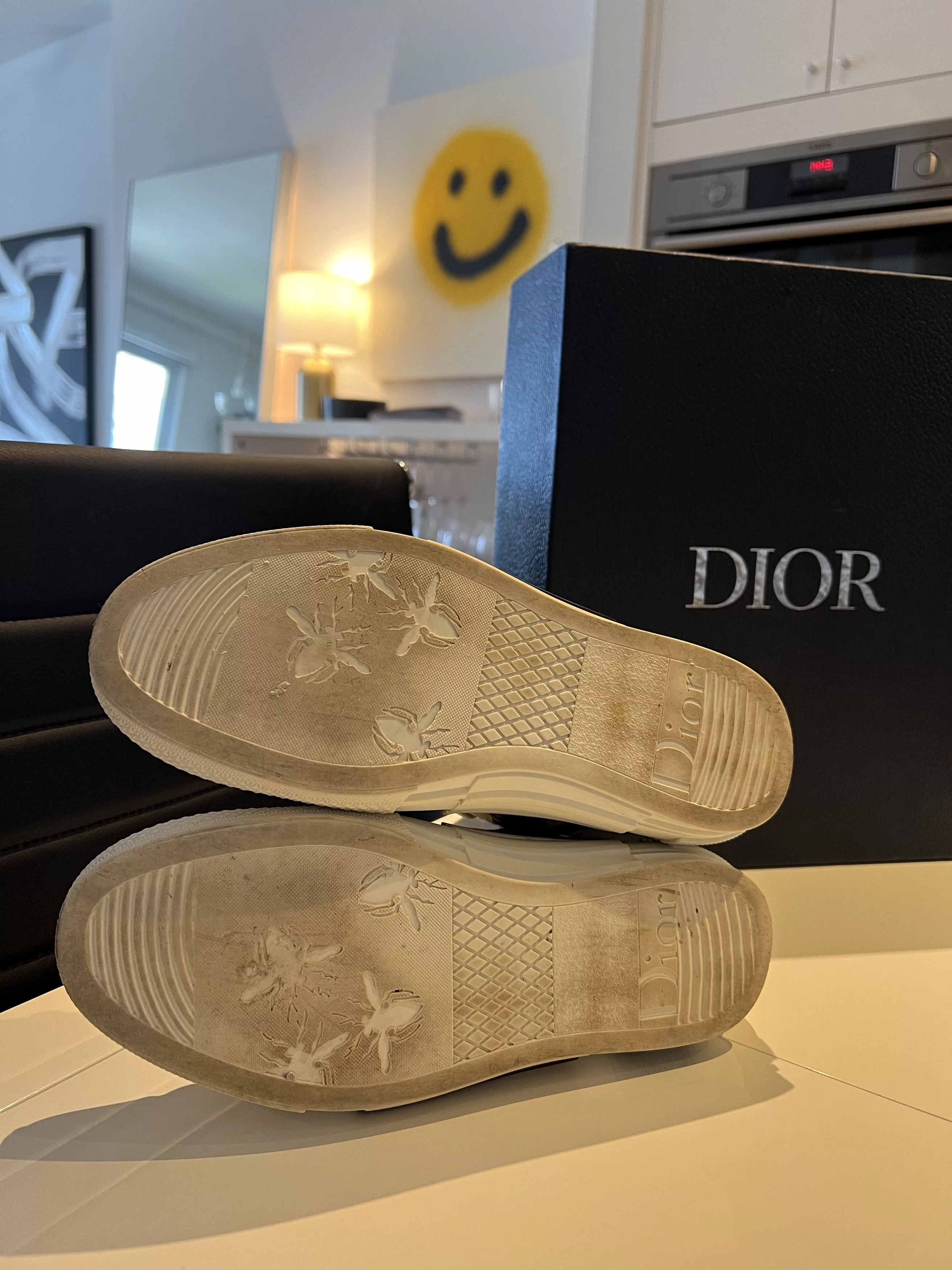 Dior Hi Top Sneakers Dior Men B23 High Top Sneakers Multi