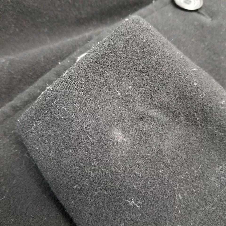 Calvin Klein Jackets Calvin Klein Coat Womens 2P Pockets Buttons Wool Jacket Black