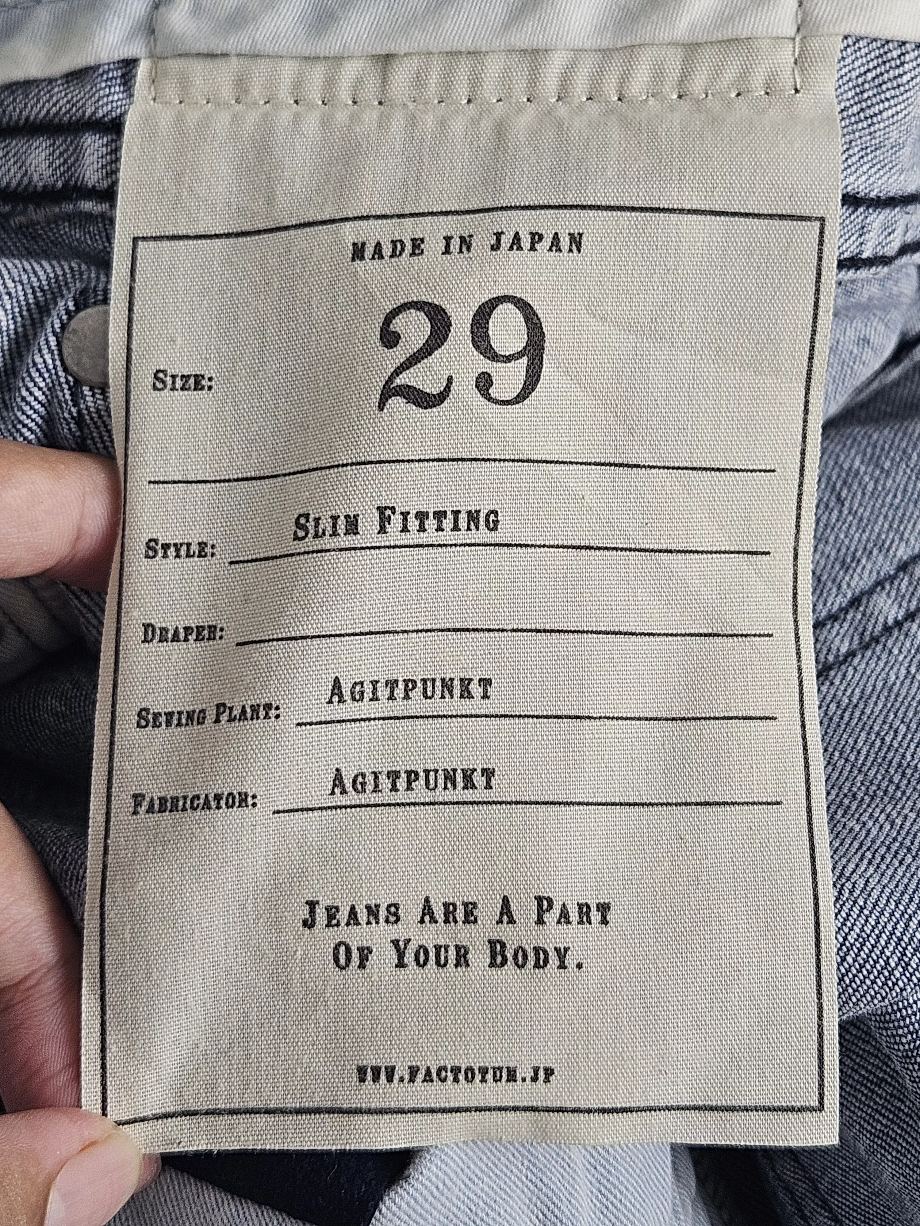 FACTOTUM Denim Factotum Japan denim jeans Blue