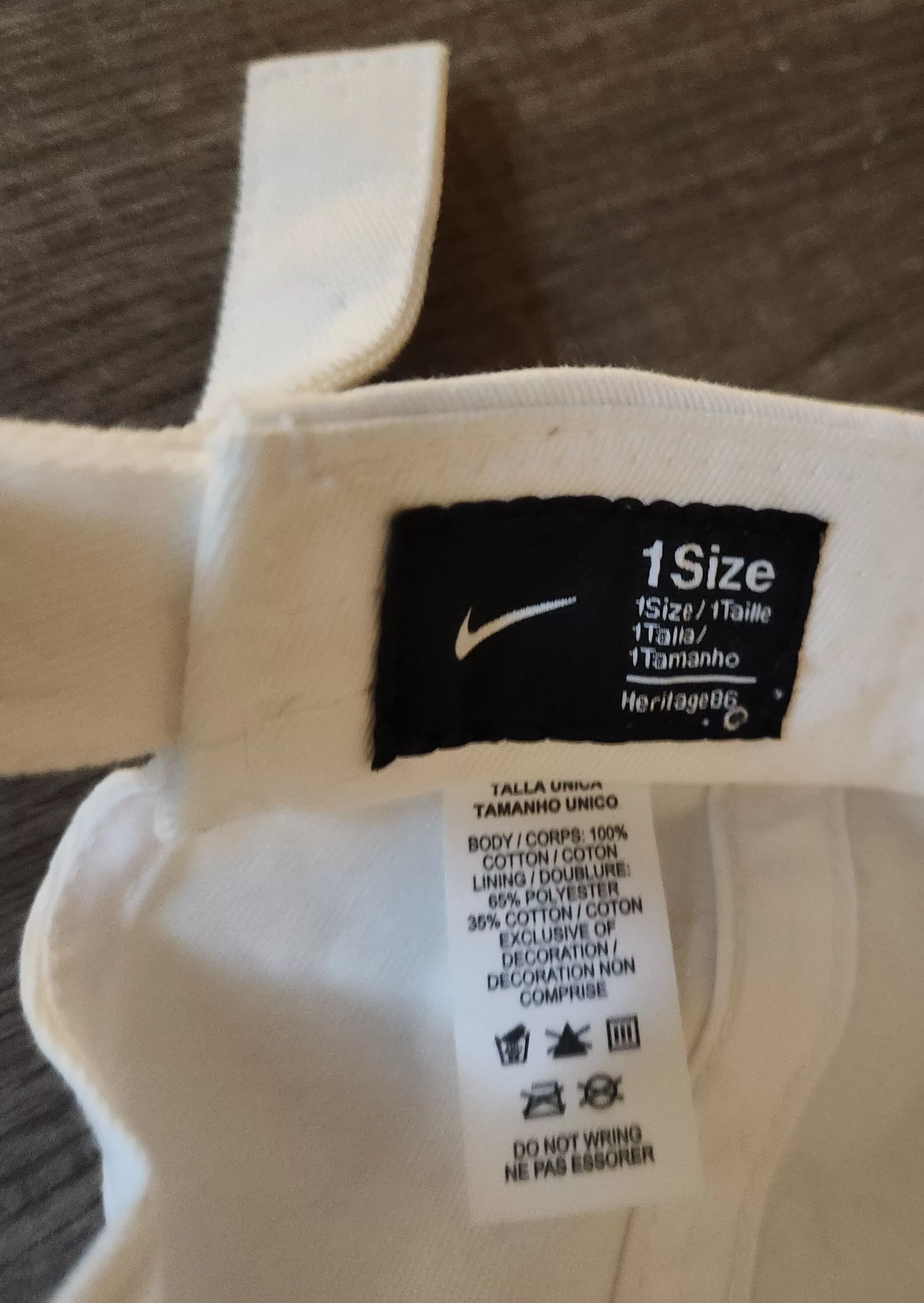 Nike Hats Vintage White Nike Dad Cap/Hat.