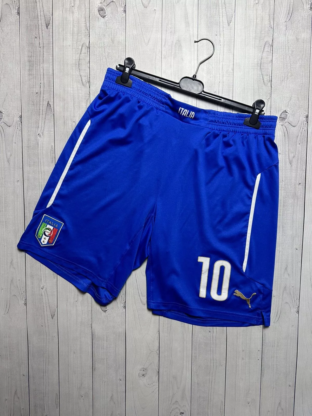 Puma Shorts Puma × Vintage Vintage puma Italy soccer shorts italia size Xl Blue