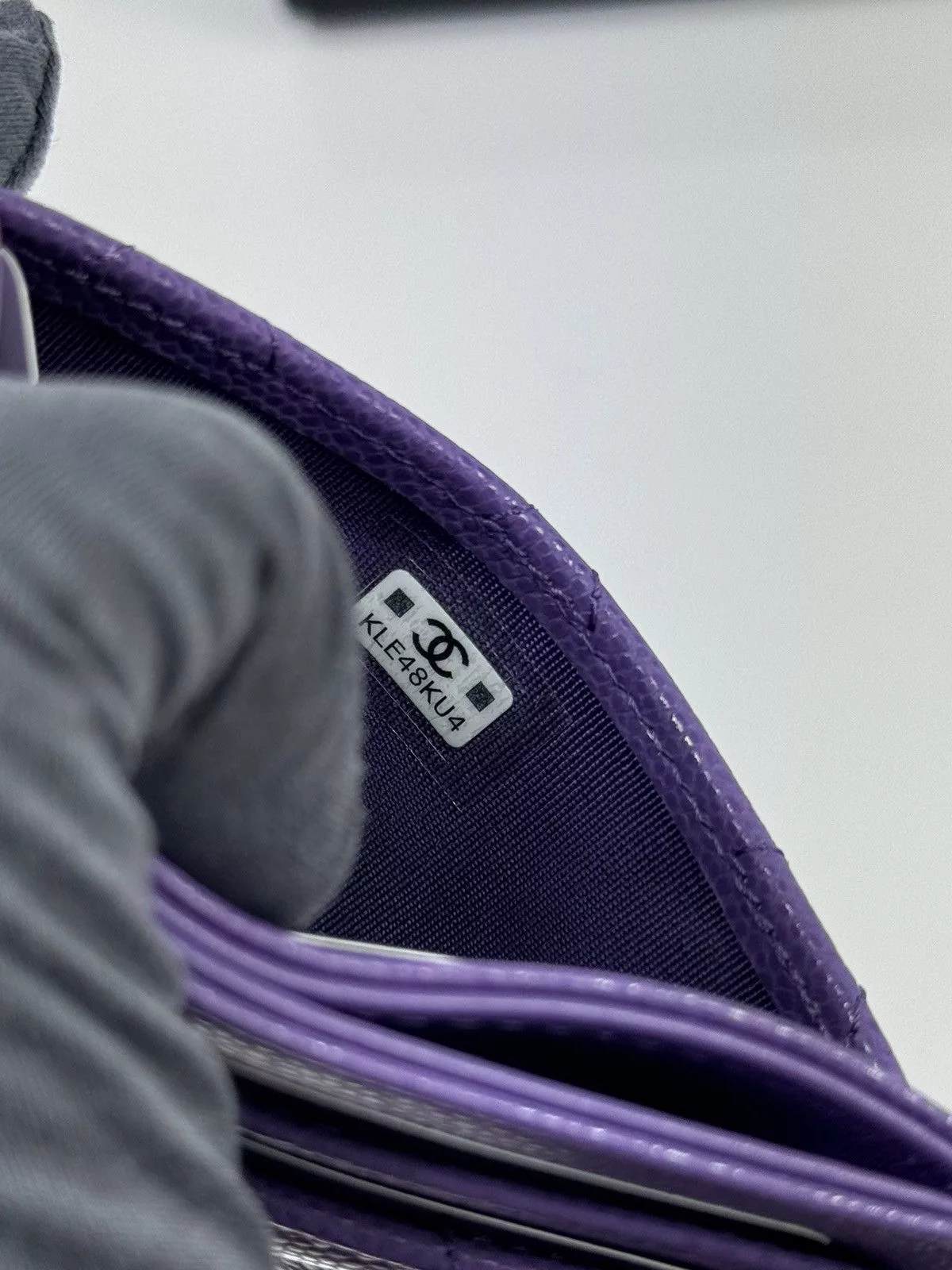 Chanel Wallets CHANEL CARD HOLDER Purple