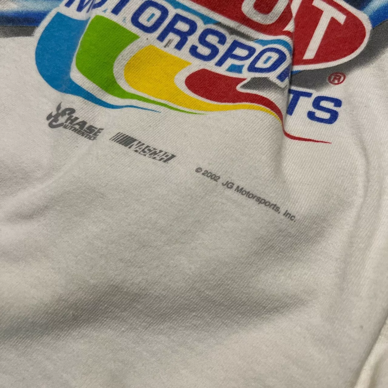 Chase Authentics Short Sleeve T Shirts Chase Authentics Dale Earnhardt 2002 White