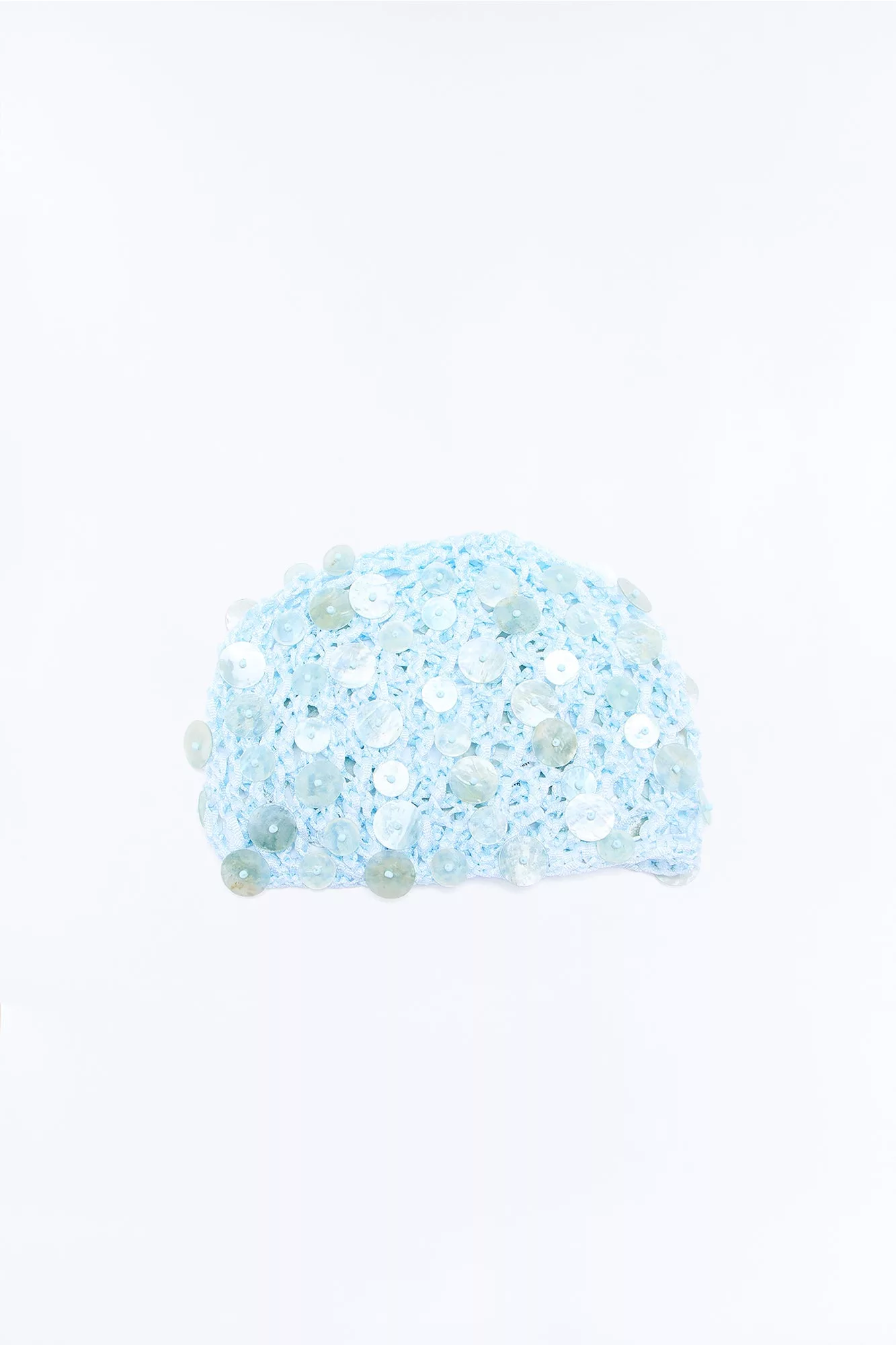 Deep Waters Crochet Beanie - Blue