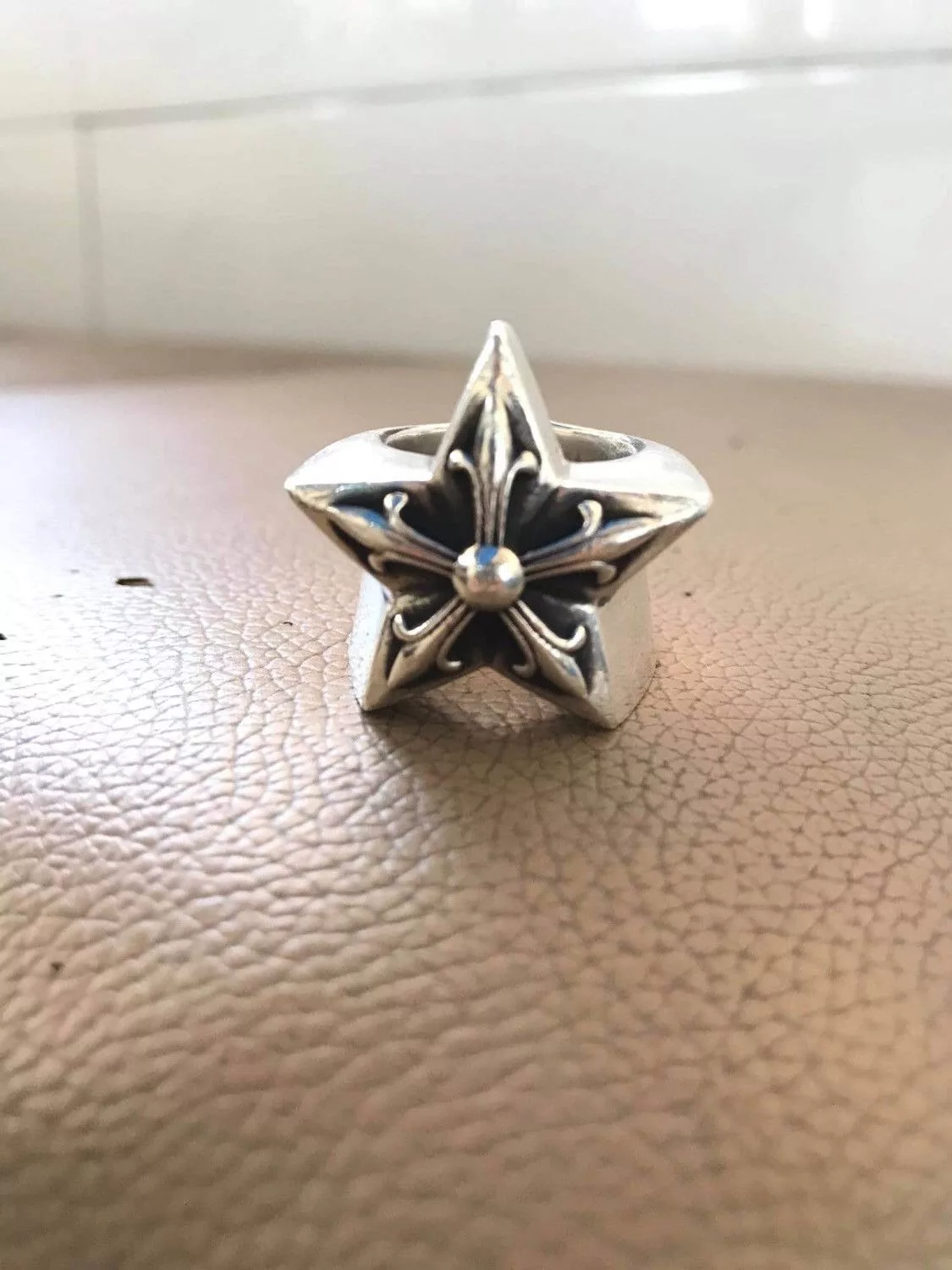 Chrome Hearts Jewelry Watches chrome hearts star ring size 8 Silver