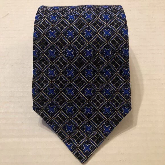 Valentino Ties Pocketsquares VALENTINO MEN'S NEW SILK TIE 4" X 57" MADE IN ITALY Multi