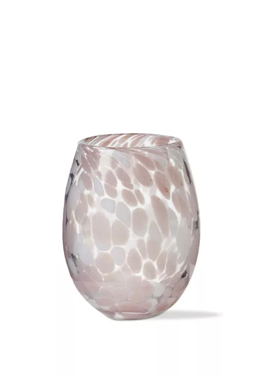 Confetti Stemless Wine Glass Lavender
