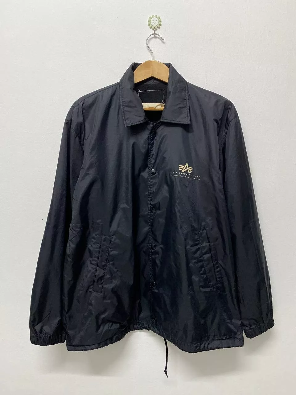 Alpha Industries Light Jackets Alpha Industries × Vintage Vintage Alpha Industry Coach Jacket nice design Black