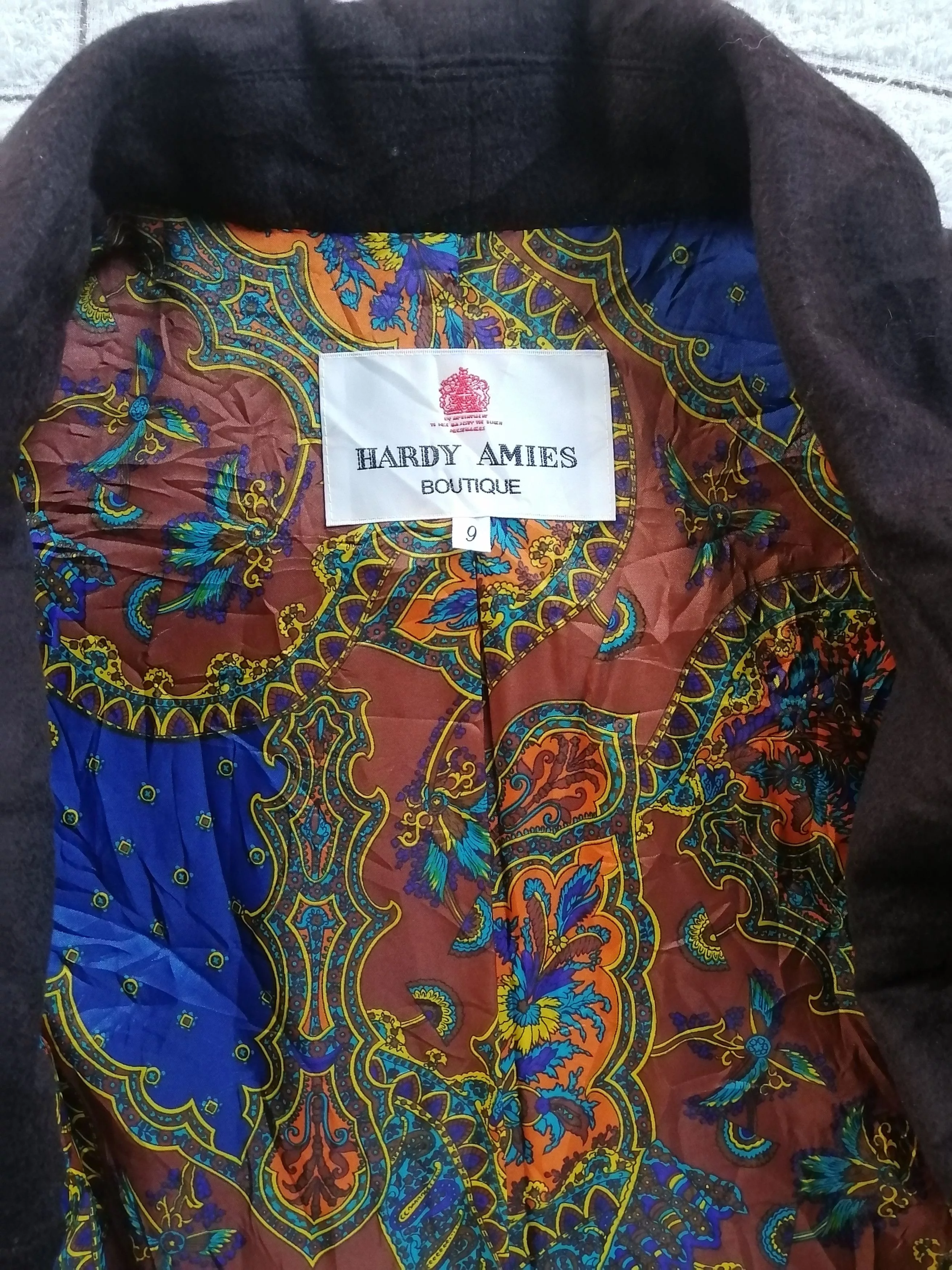 Hardy Amies Light Jackets HARDY AMIES CASHMERE FUR COAT Brown