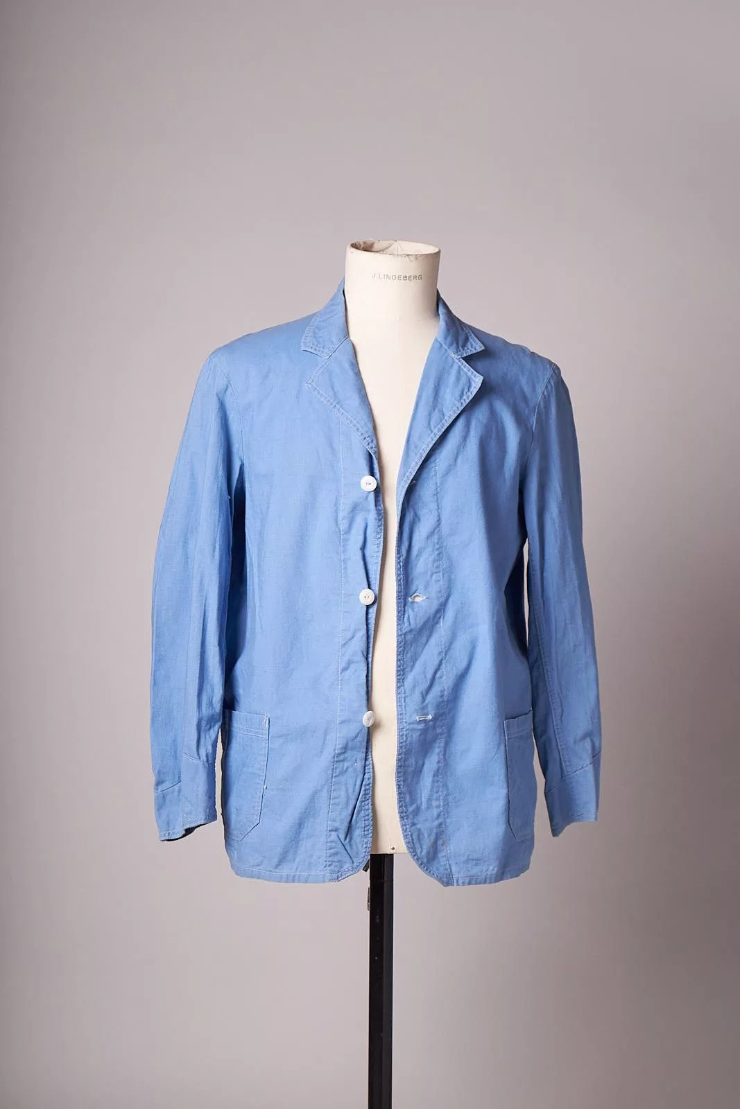 Vintage Light Jackets Vintage 1960s Light Blue Chore Jacket Shirt Workwear
