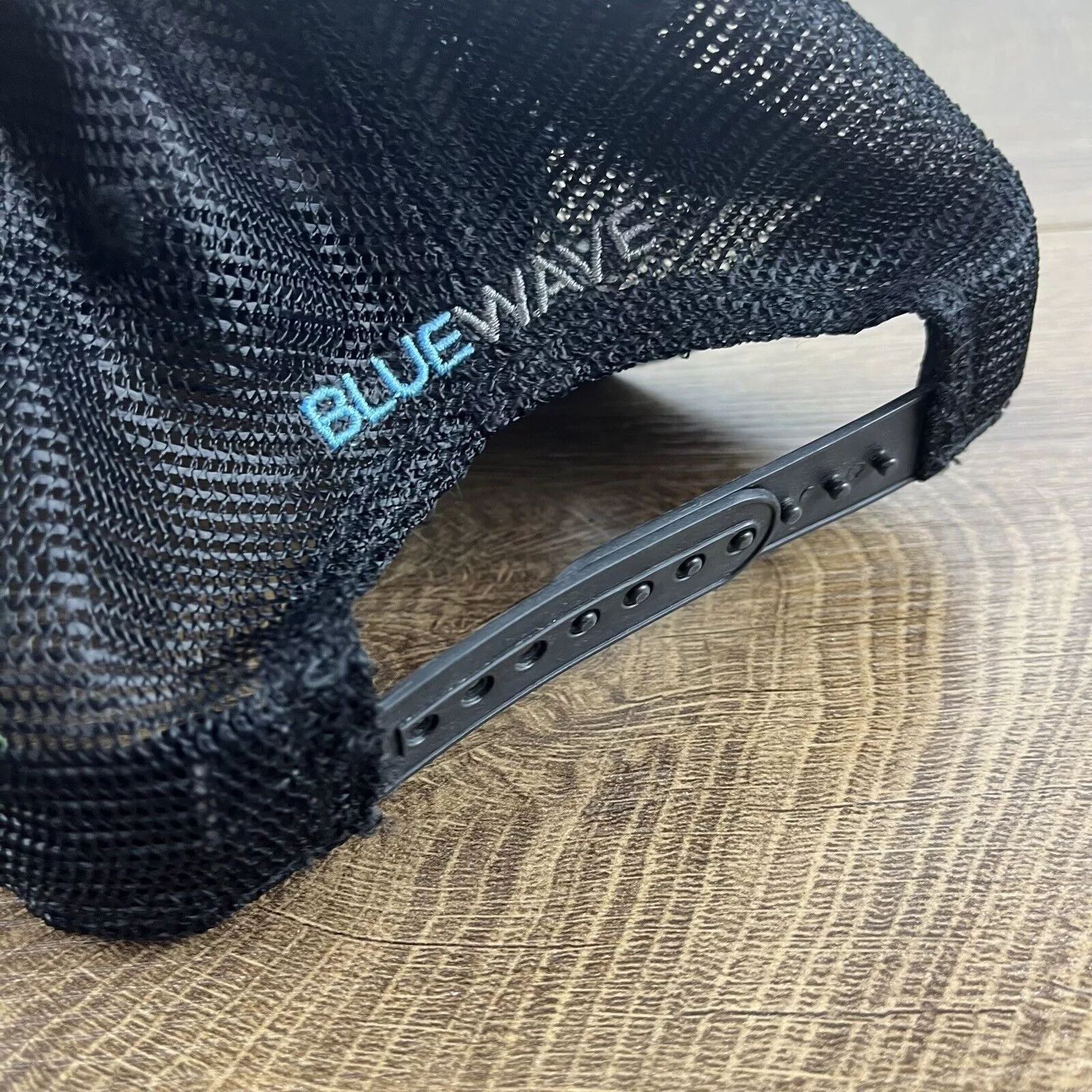 Other Hats Other Blue Wave Hat Blue Wave Adjustable Hat Black Hat Adult Fit B