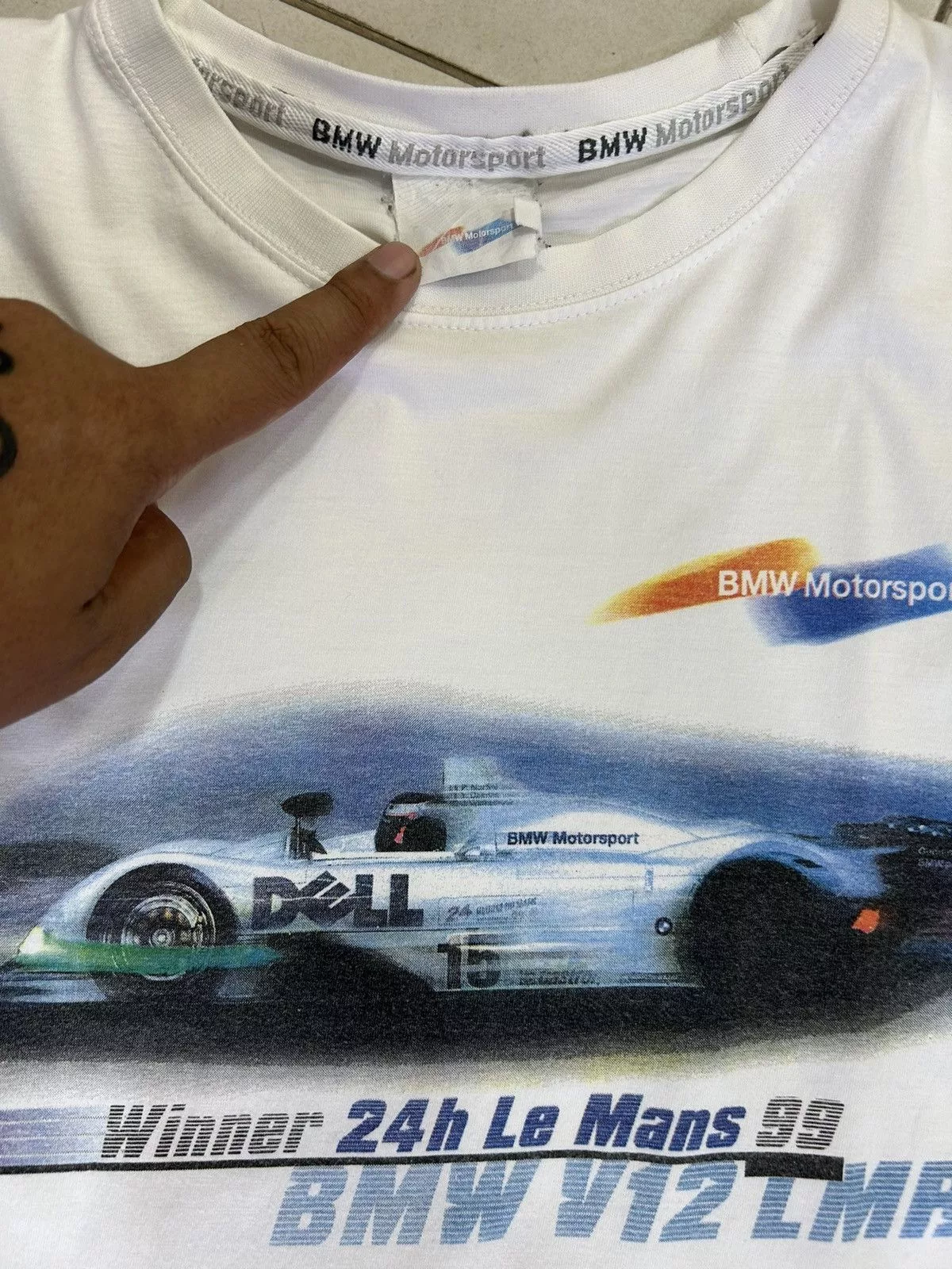 BMW Shirts Button Ups Bmw racing White