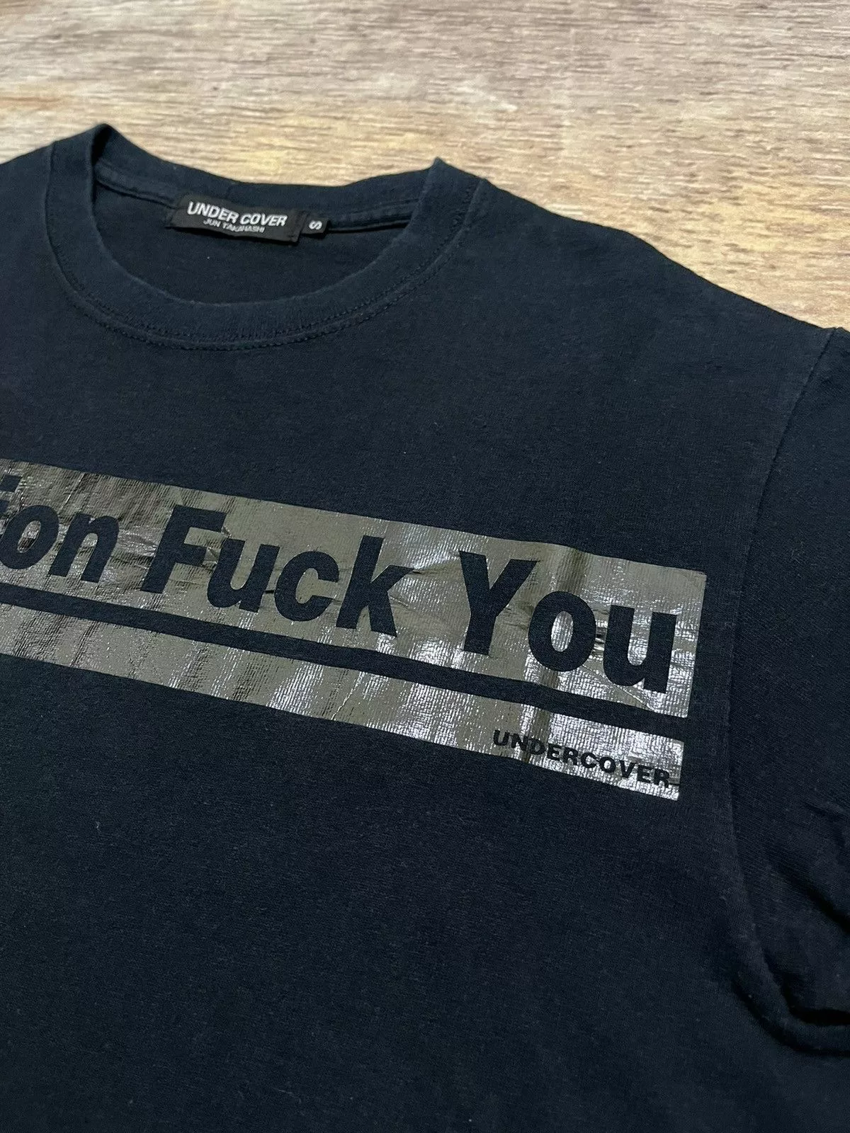 Jun Takahashi Short Sleeve T Shirts Jun Takahashi × Undercover Undercover Generation Fuck You Tee 2000s Black