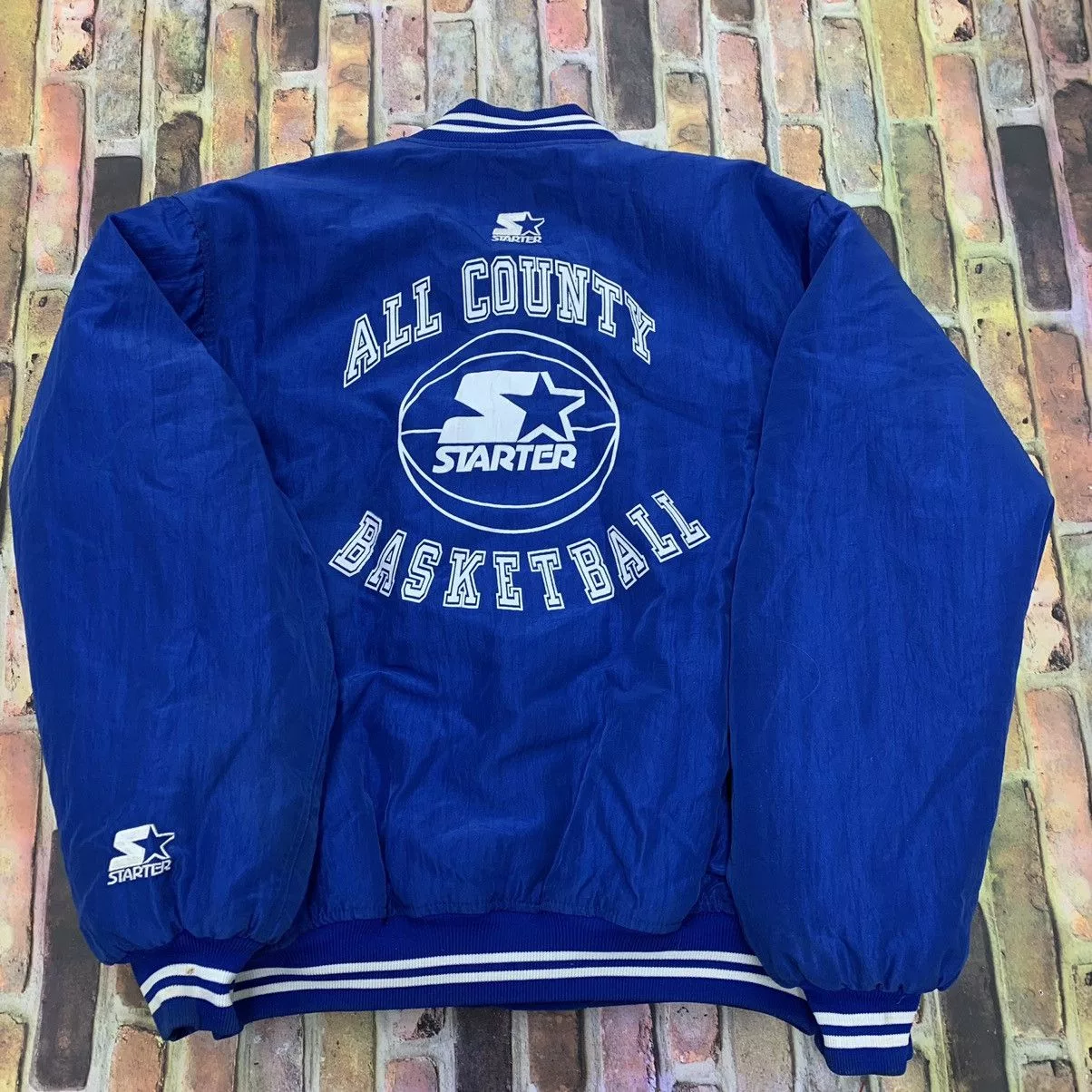 Starter Bombers Starter × Vintage Vintage Starter jacket Blue