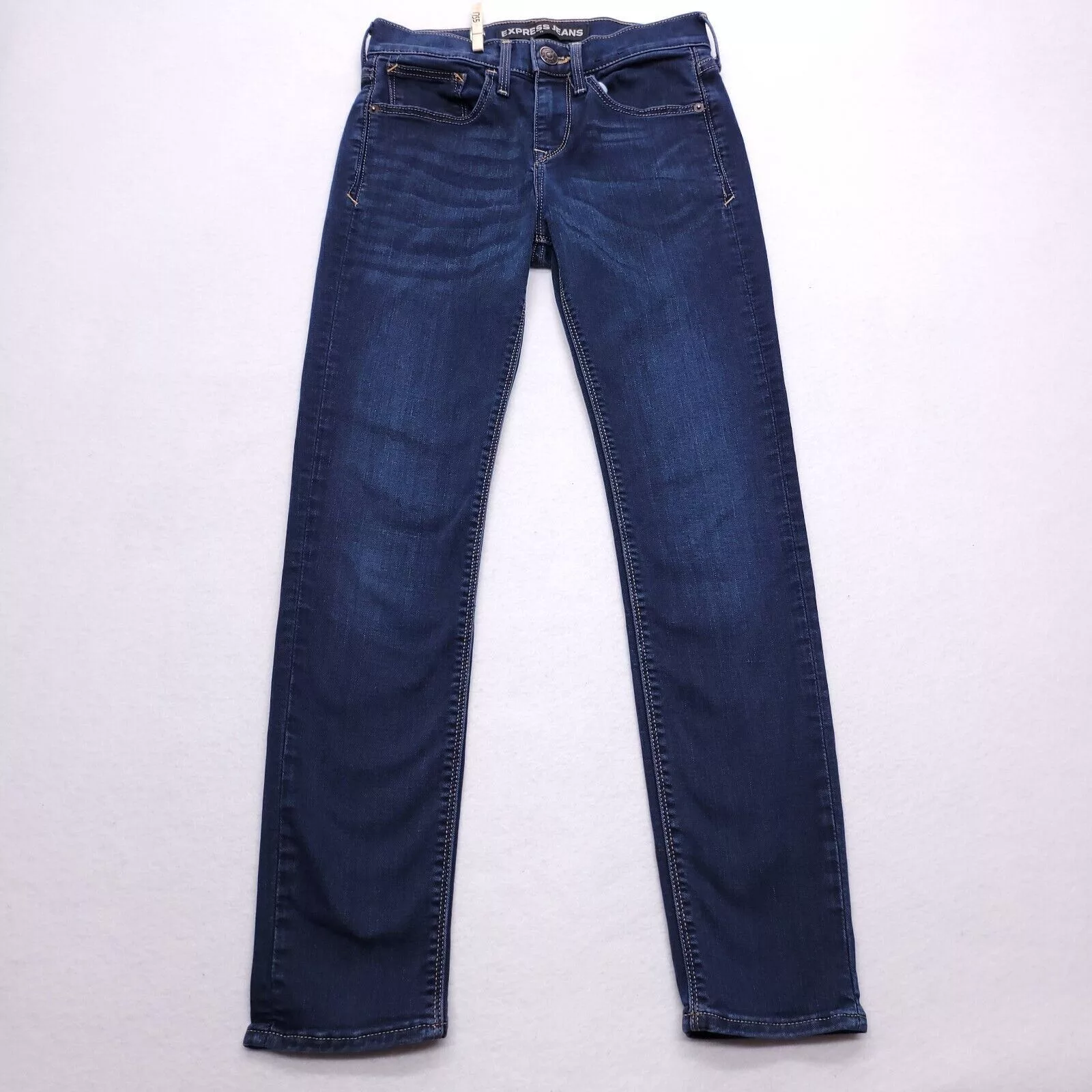 Express Jeans Express Supersoft Super Skinny Denim Jeans Womens Size 0S Blue
