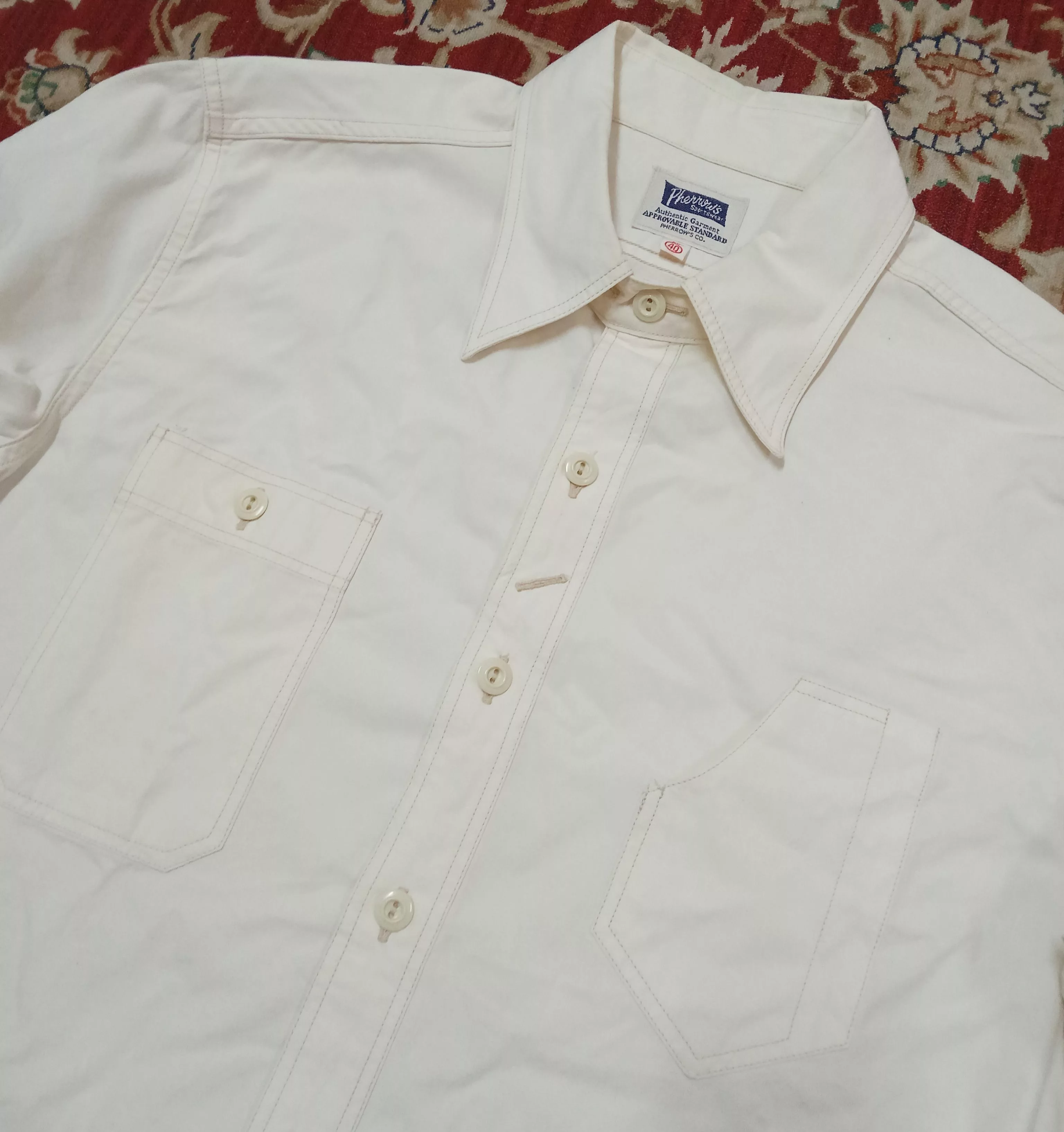 Pherrow's Shirts Button Ups Pherrow's Buttons Up Shirt White