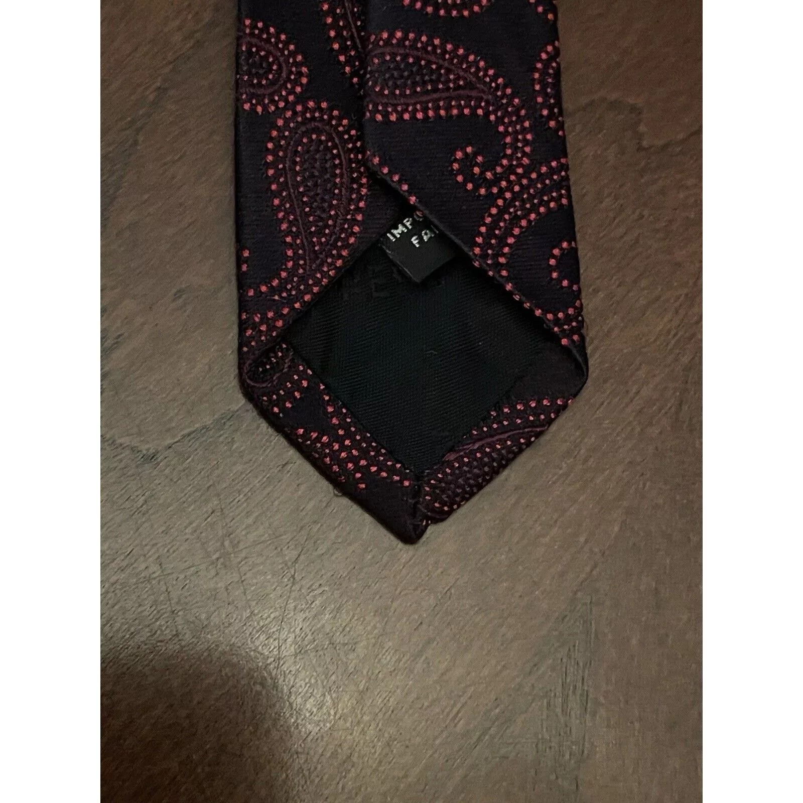 Other Ties Pocketsquares Other Express Design Studio Black Red Men’s Neck Tie Made In USA Multi