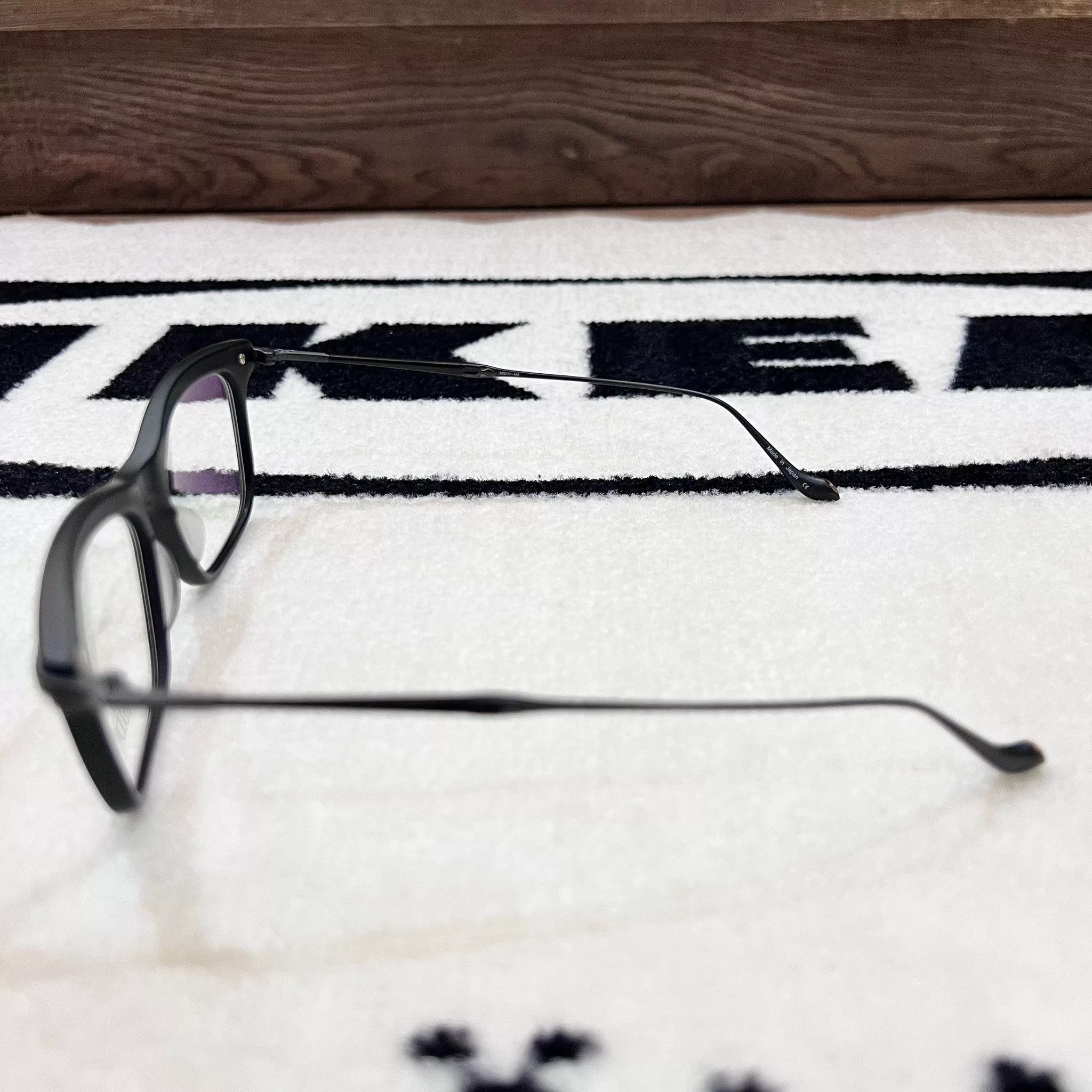 Matsuda Sunglasses Matsuda M2049 Rectangular Eyeglasses in Matte Black Colorway