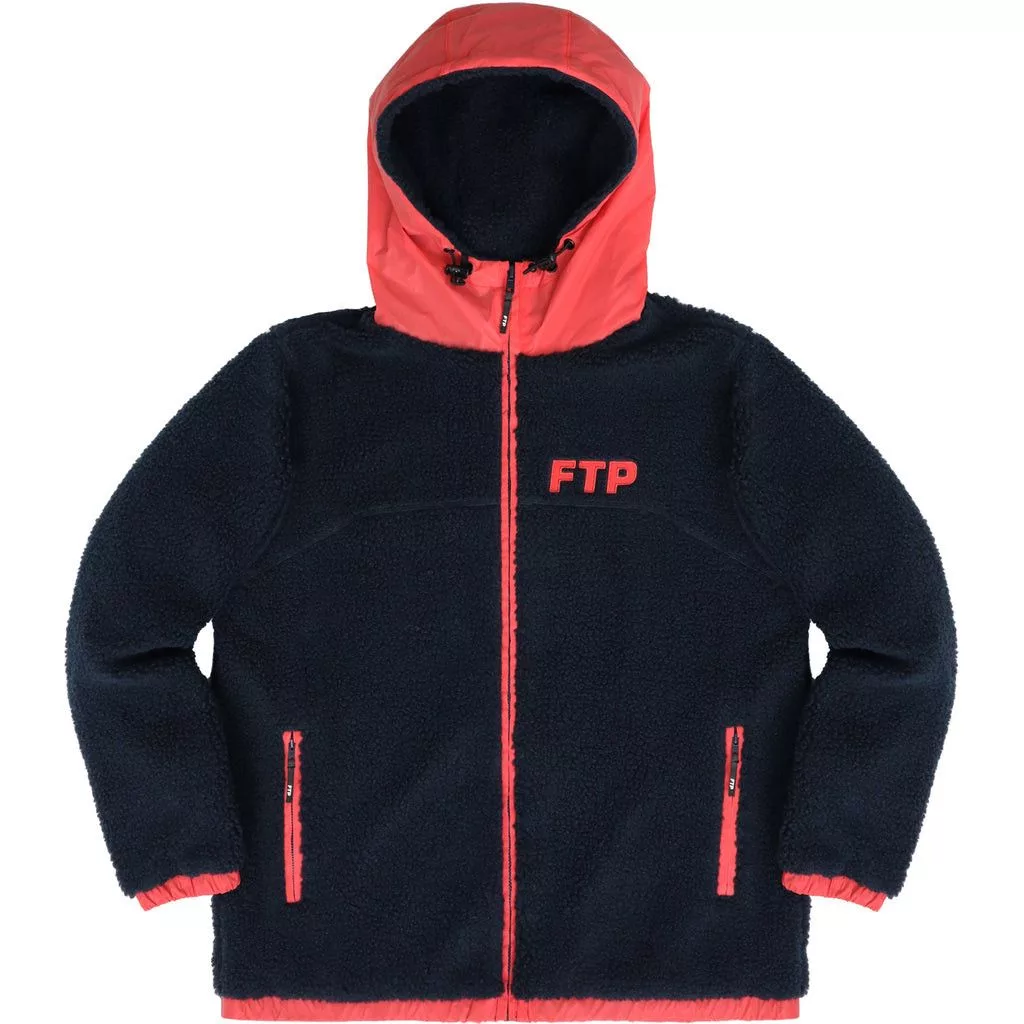 Fuck The Population Light Jackets Fuck The Population FTP - REFLECTIVE POLAR FLEECE JACKET Blue