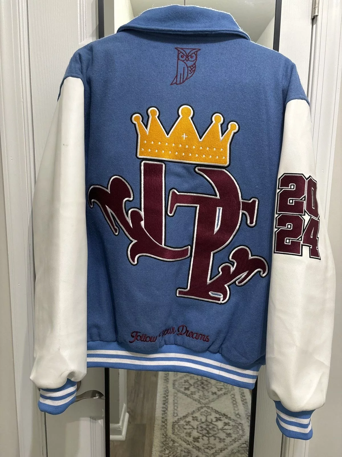 Other Leather Jackets Other Varsity Jacket - Divine Truth Blue