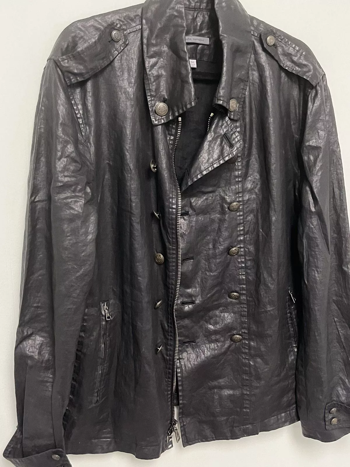 John Varvatos Light Jackets John Varvatos Linen Coat. 54 Black