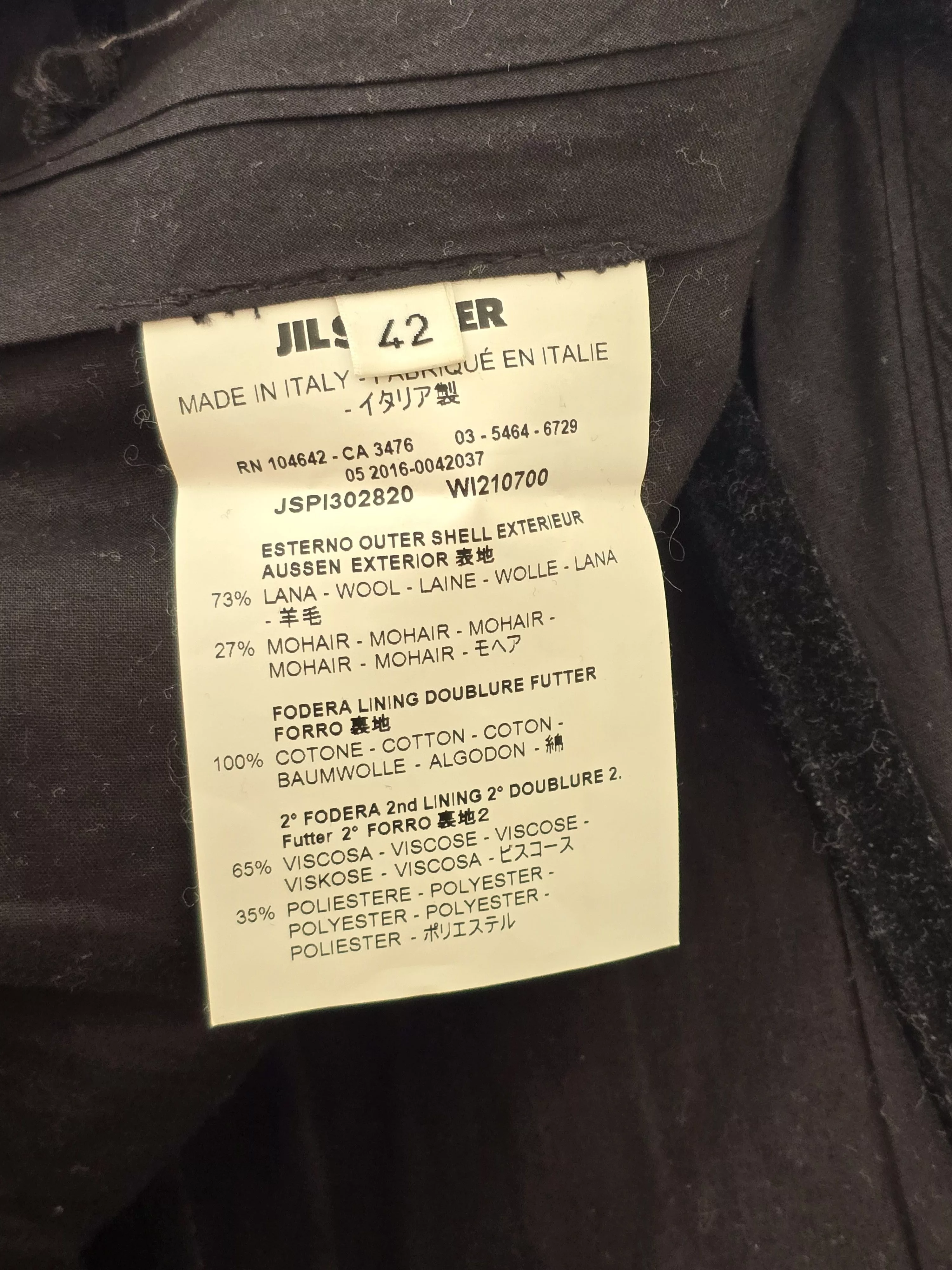 Jil Sander Pants Jil Sander Wool pants Blue