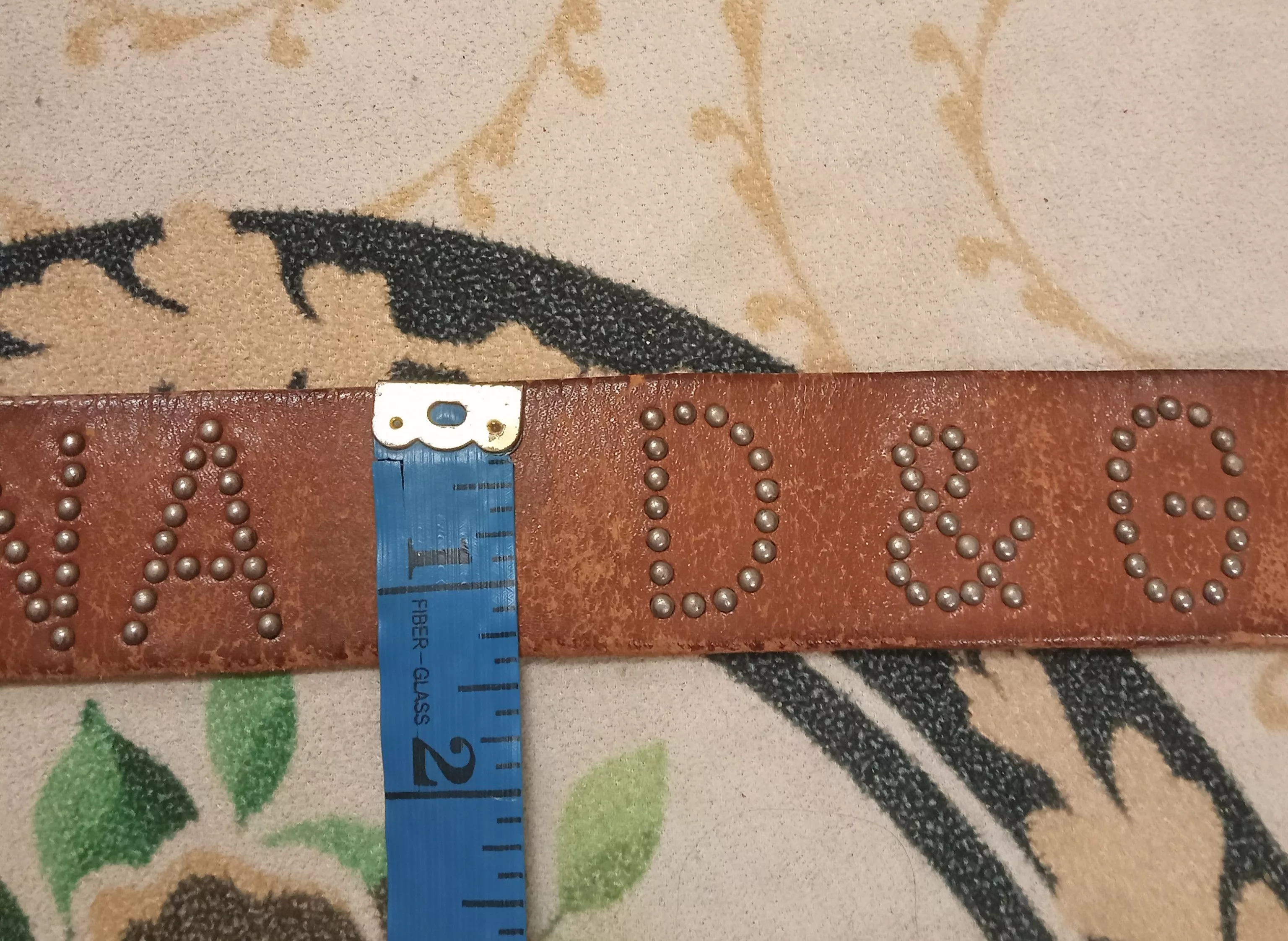 Dolce & Gabbana Belts Vintage Dolce & Gabbana Rare Studs Leather Belt Brown