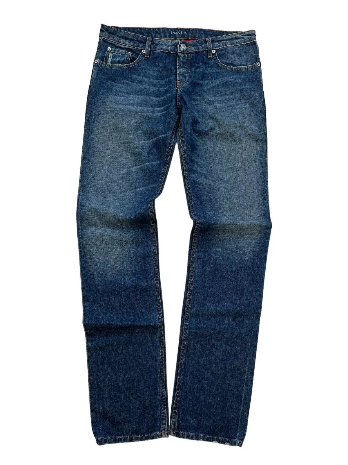 Prada Denim Prada Straight Fit Denim Blue Jean