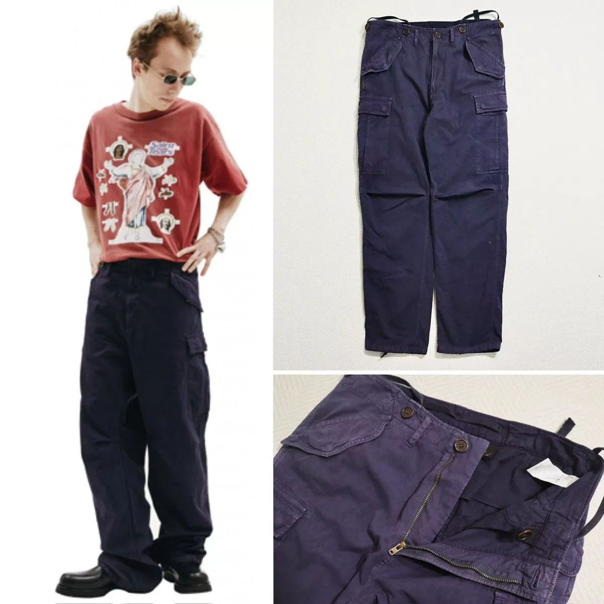 Visvim Denim Visvim Eiger Sanction Pants Dmgd 21aw Blue