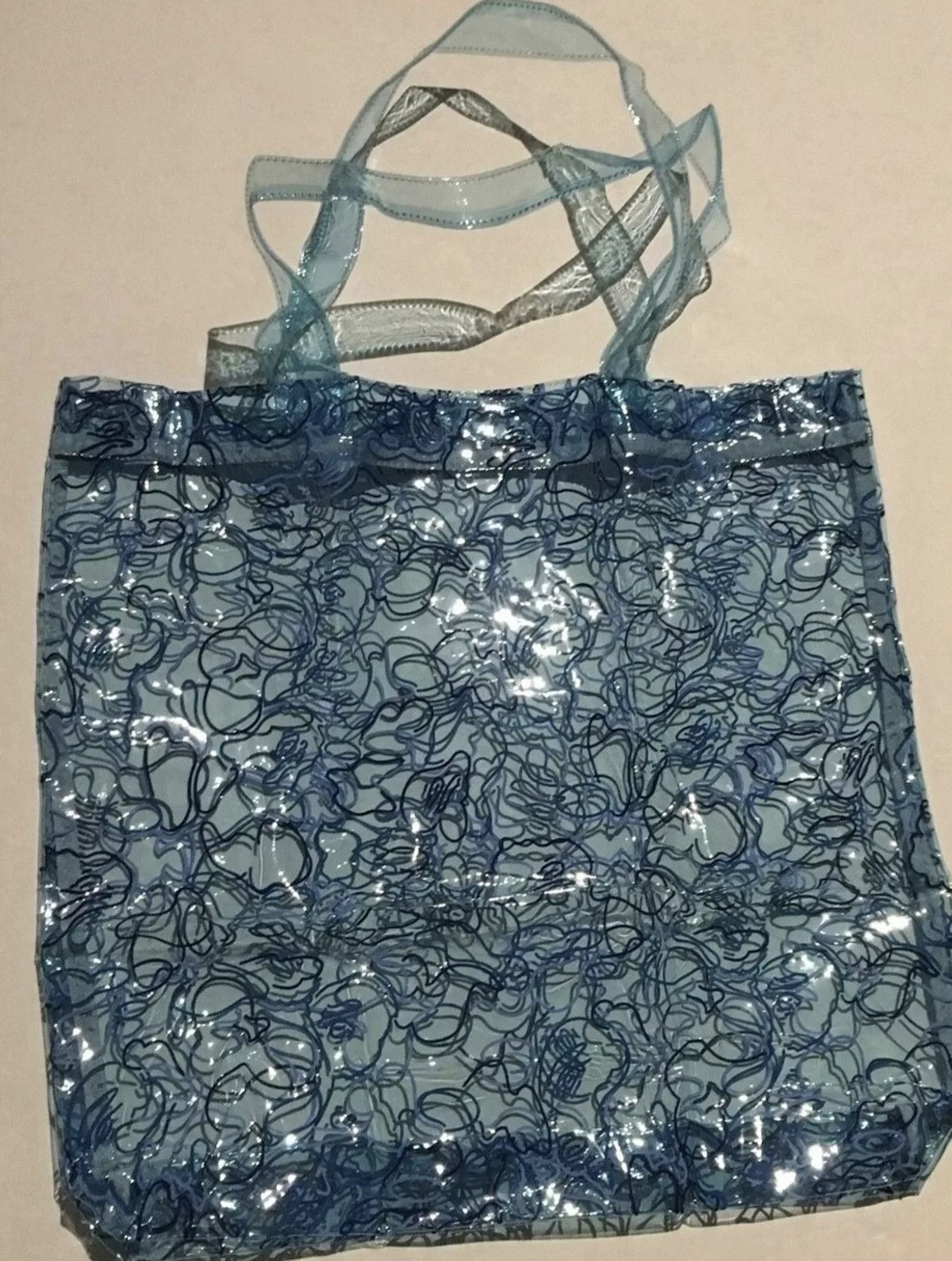Bape Miscellaneous Bape camo tote carry bag Blue