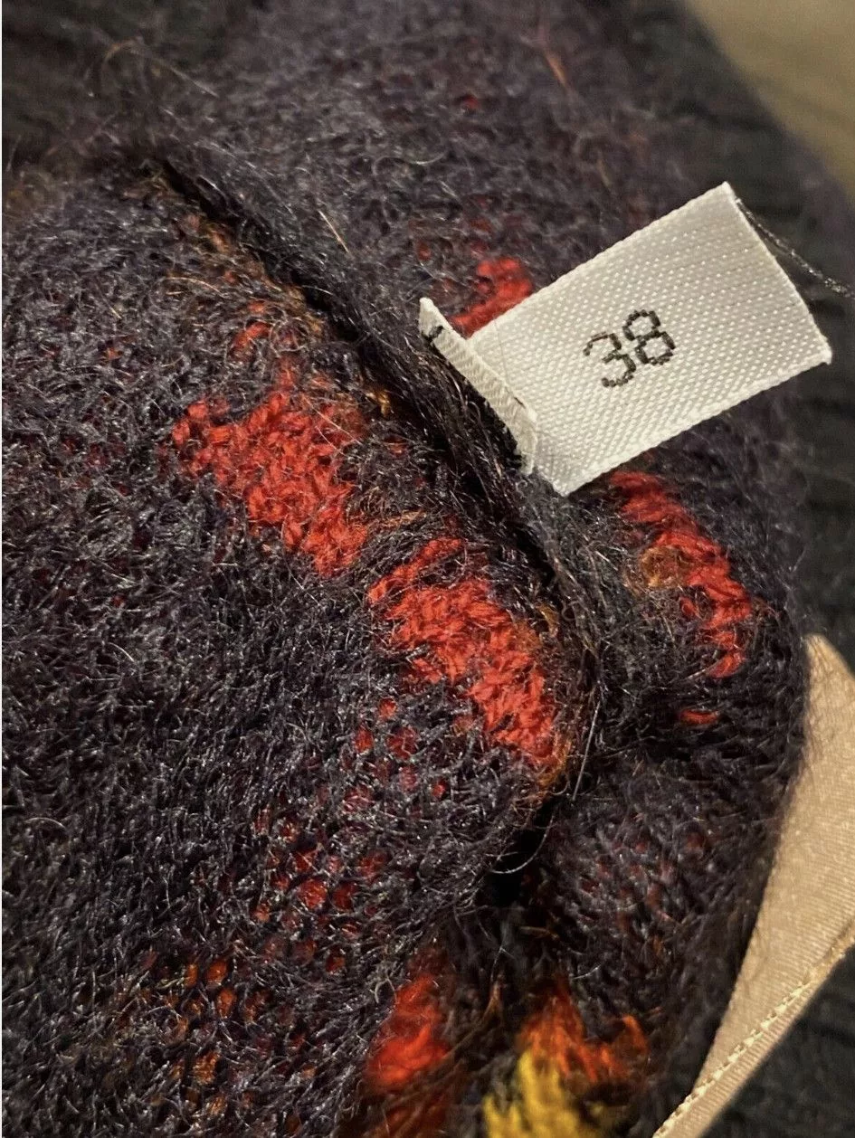 N21 Sweaters Numero 21 N21 Sweater alpaca-wool printed pullover size 38 Multi