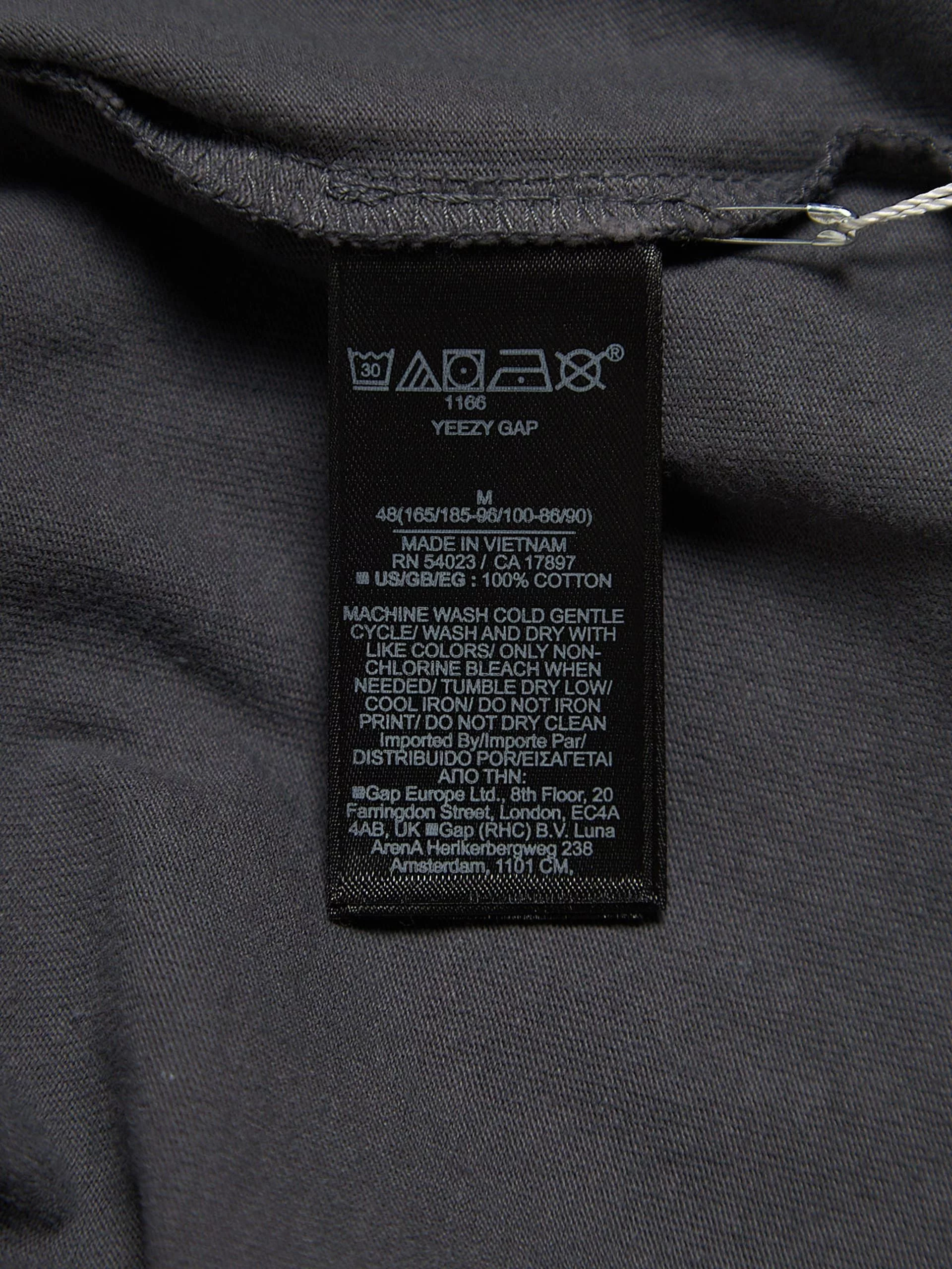 Yeezy Short Sleeve T Shirts Yeezy Graphite Oversized T-Shirt Multi