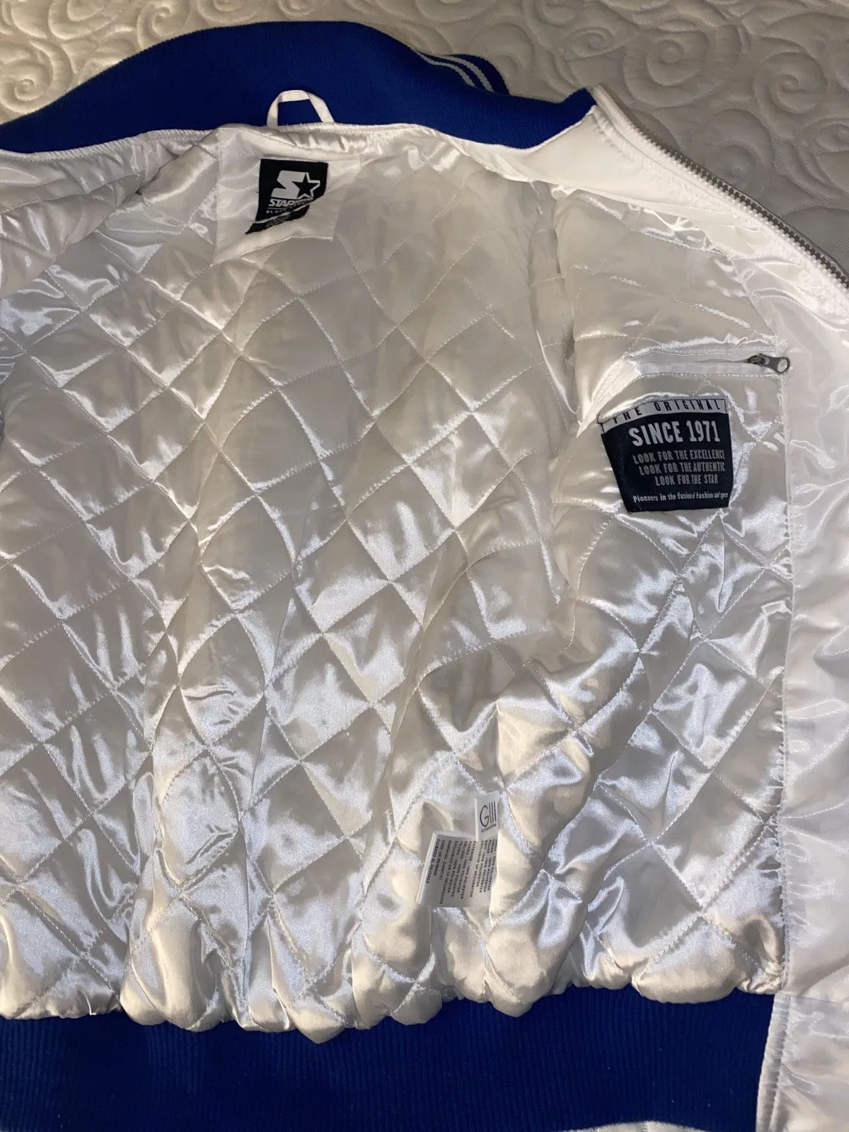 Starter Light Jackets Starter Jacket “LA Dodgers” White & Blue