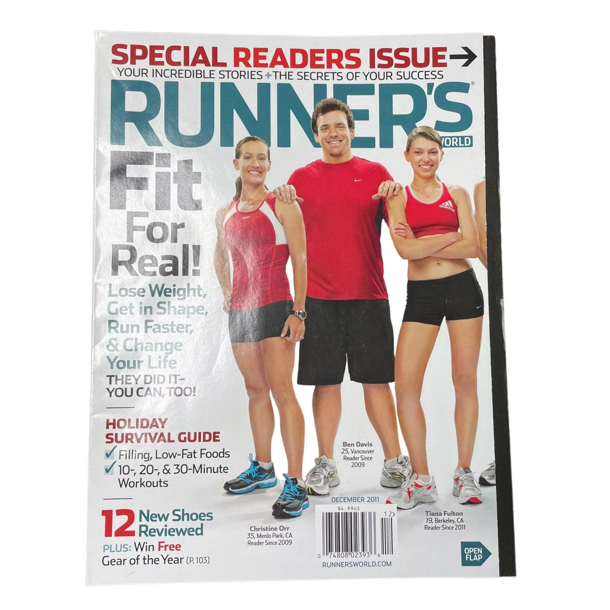 Other Periodicals Other Runners World Magazine Special Readers Issue December 2011 F Red