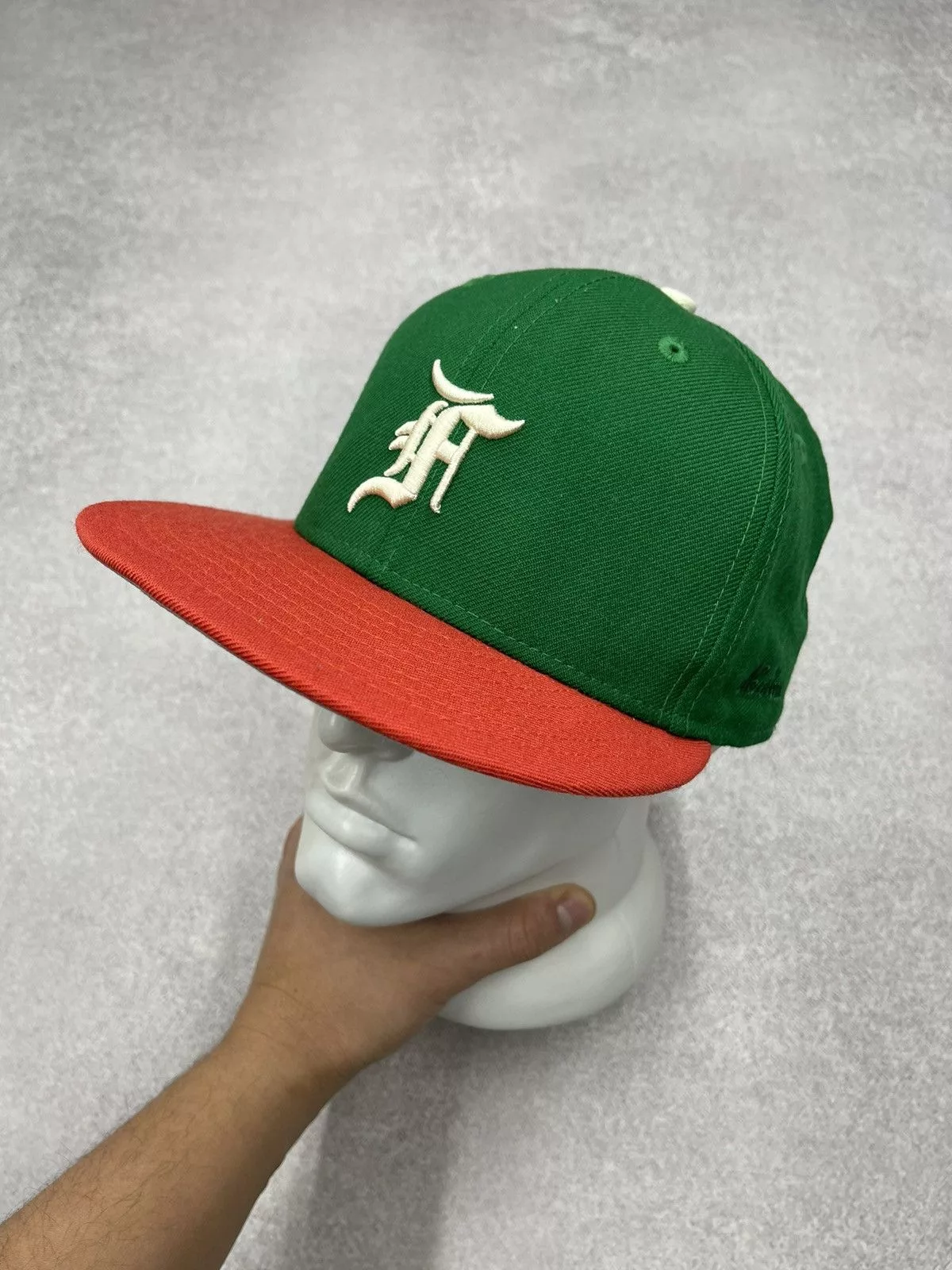 Essentials Hats Essentials × Fear of God × New Era Essential Fear of God x New Era 59Fifty Wool Cap 7 1/8 Green